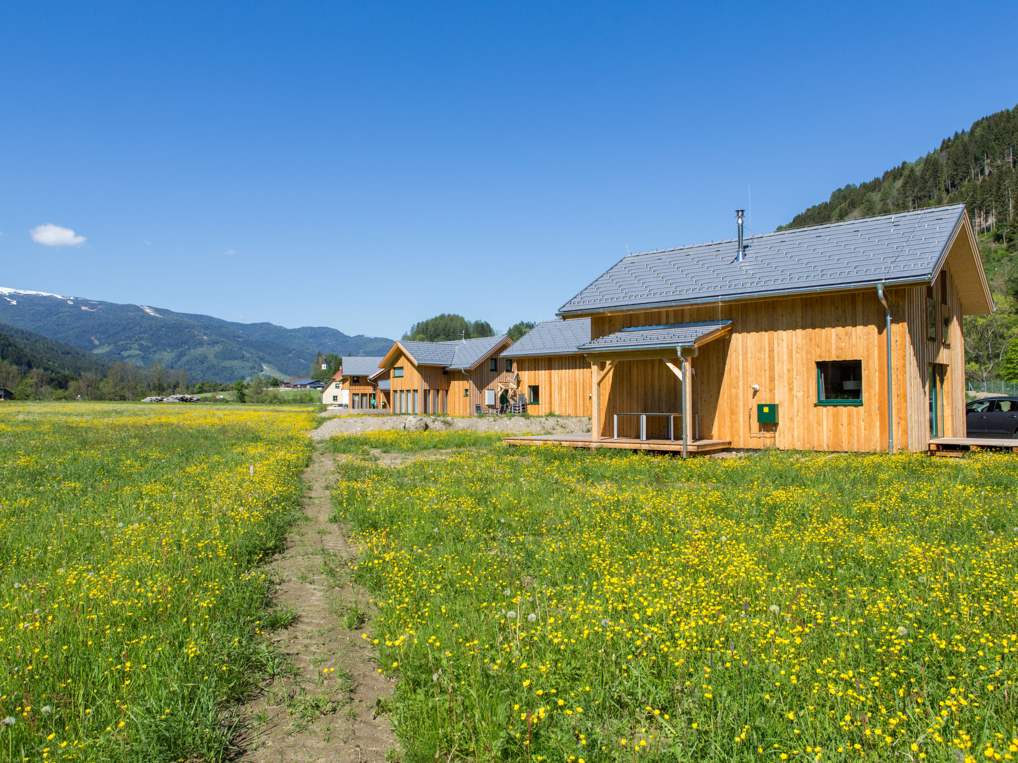 Luxe vakantiehuis in Murau: 6-persoons bergchalet met tuin bij Kreischberg - foto 20