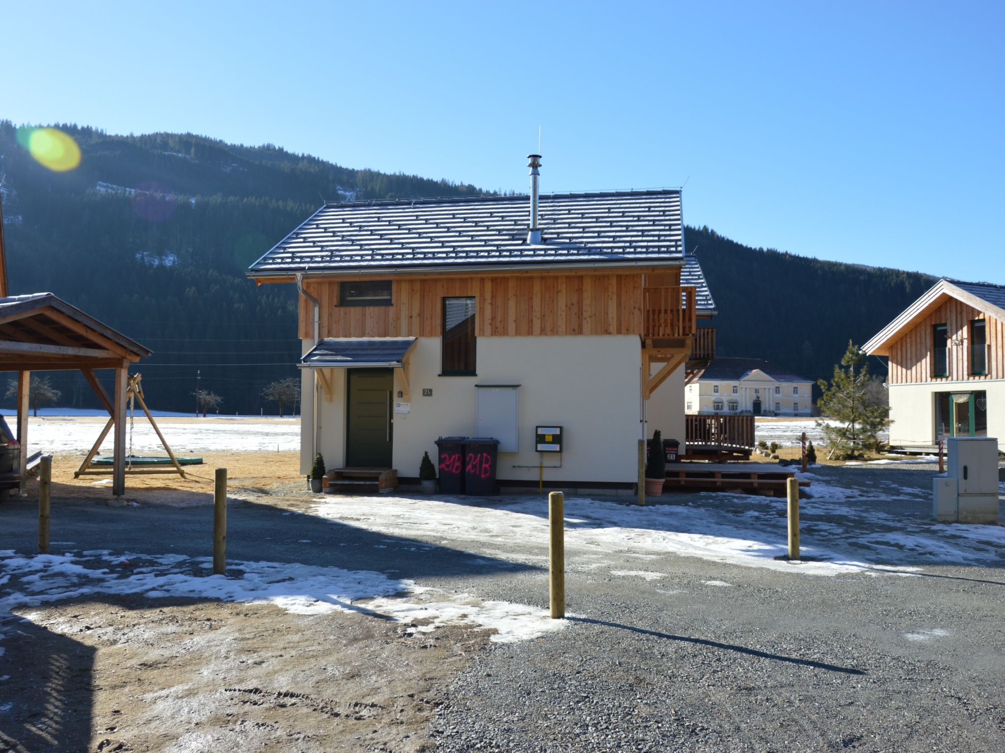 Luxe vakantiehuis in Murau: 6-persoons bergchalet met tuin bij Kreischberg - foto 14