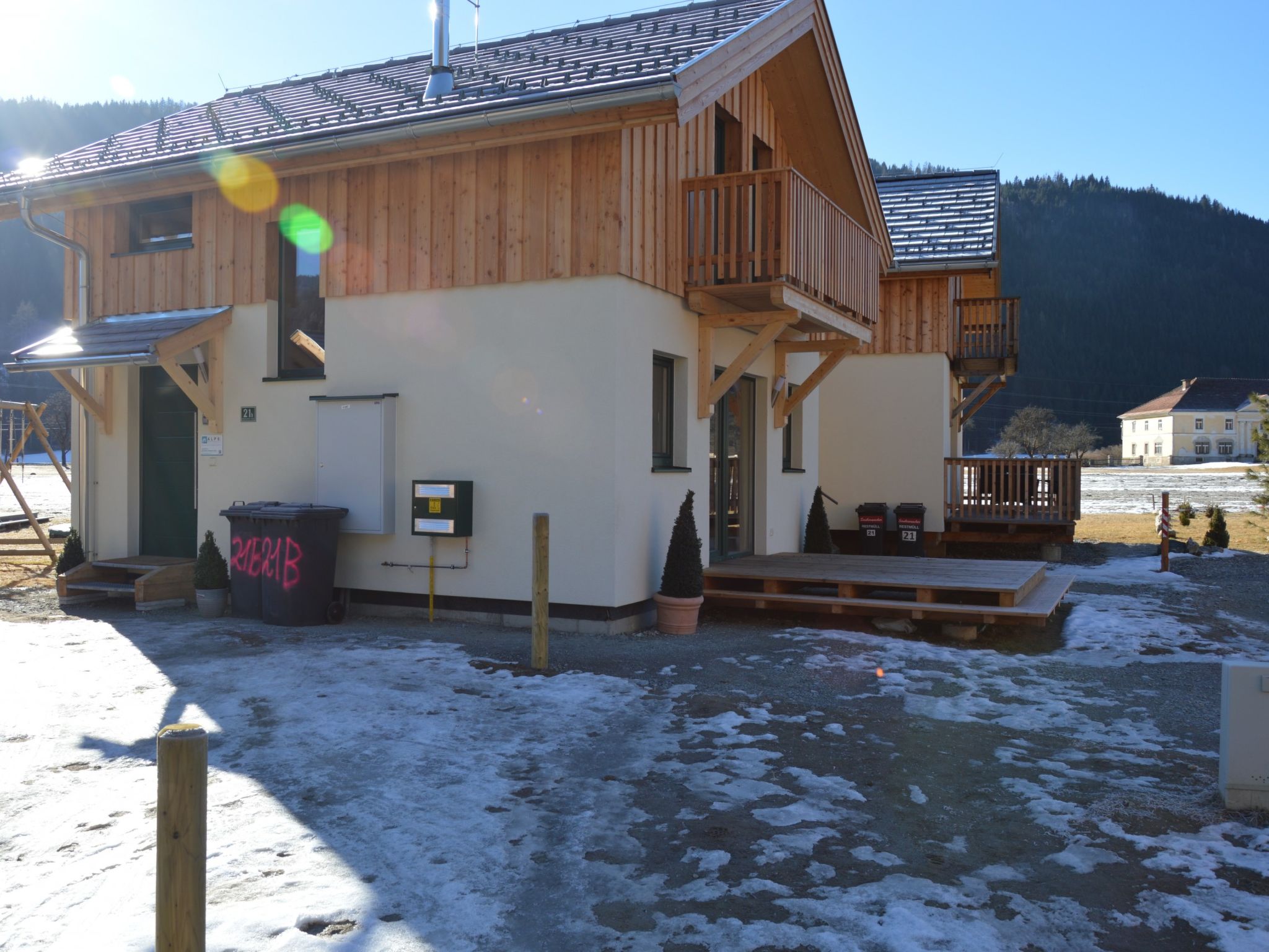 Luxe vakantiehuis in Murau: 6-persoons bergchalet met tuin bij Kreischberg - foto 12