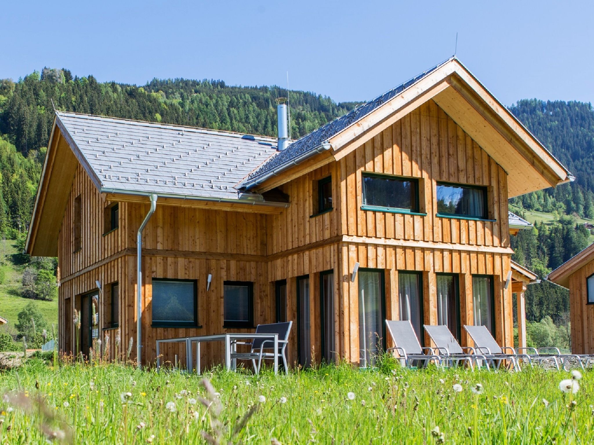 Luxe vakantiehuis in Murau: 6-persoons bergchalet met tuin bij Kreischberg - foto 16