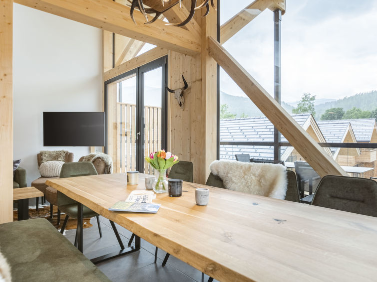 Op 1 km van centrum: ruim appartement met sauna in Sankt Georgen in St. Georgen am Kreischberg