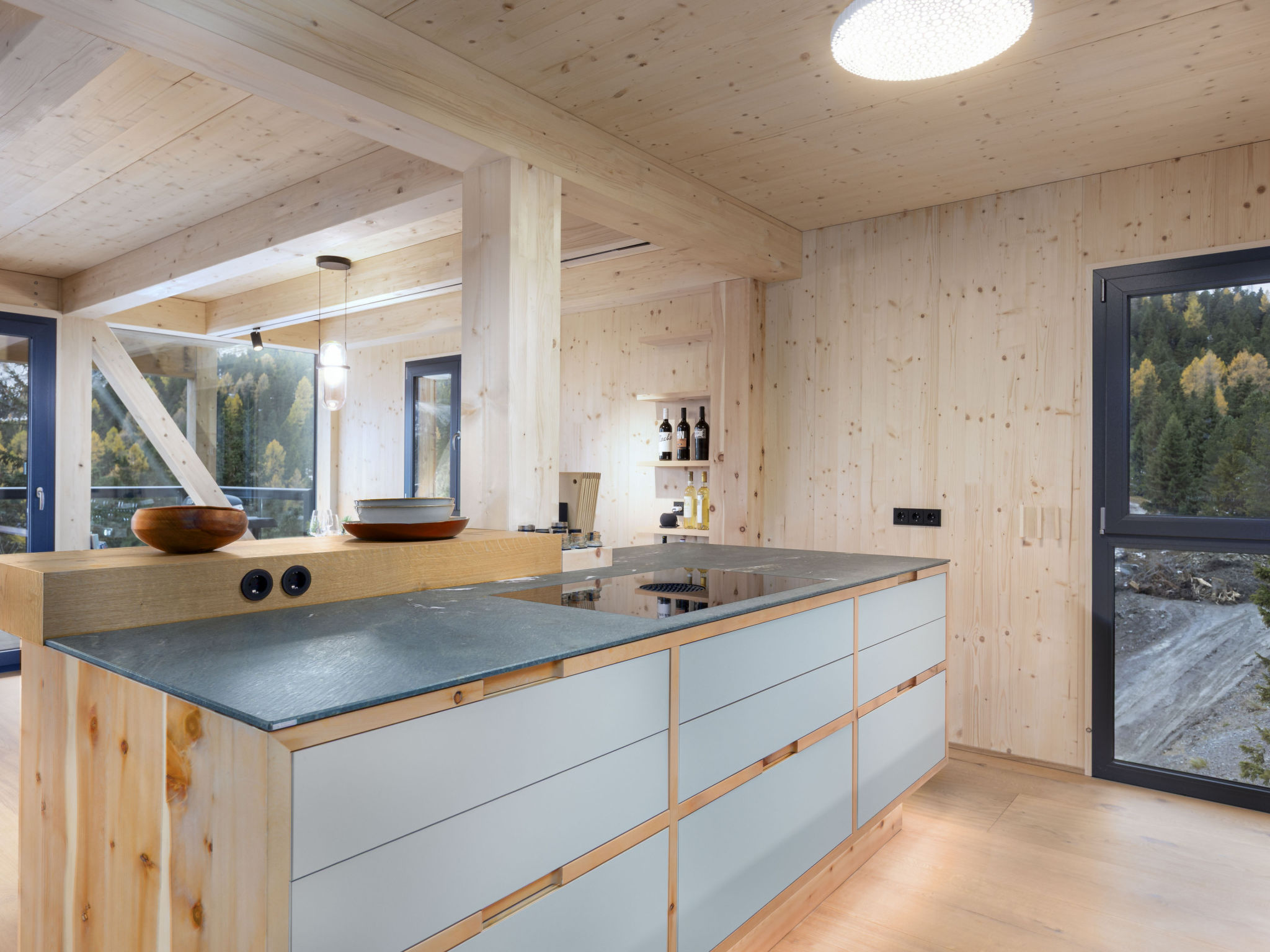 03_NTH032_Deluxe Chalet mit Sauna und Hot Tub - Drinnen