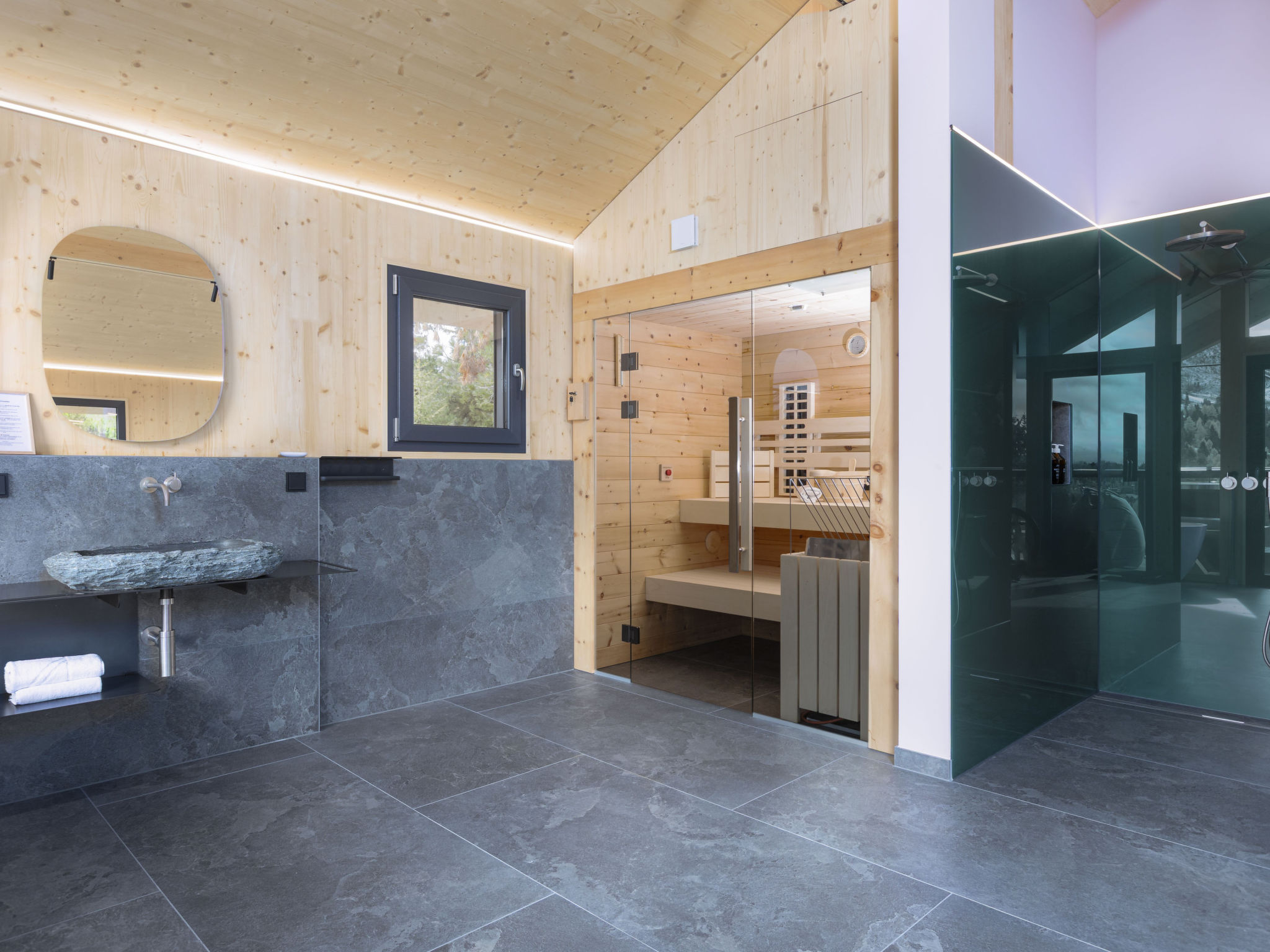 03_NTH032_Deluxe Chalet mit Sauna und Hot Tub - Drinnen