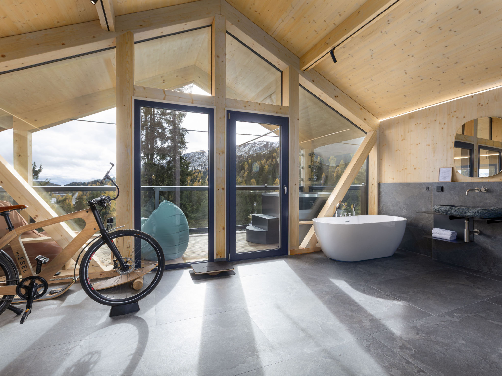 03_NTH032_Deluxe Chalet mit Sauna und Hot Tub - Drinnen