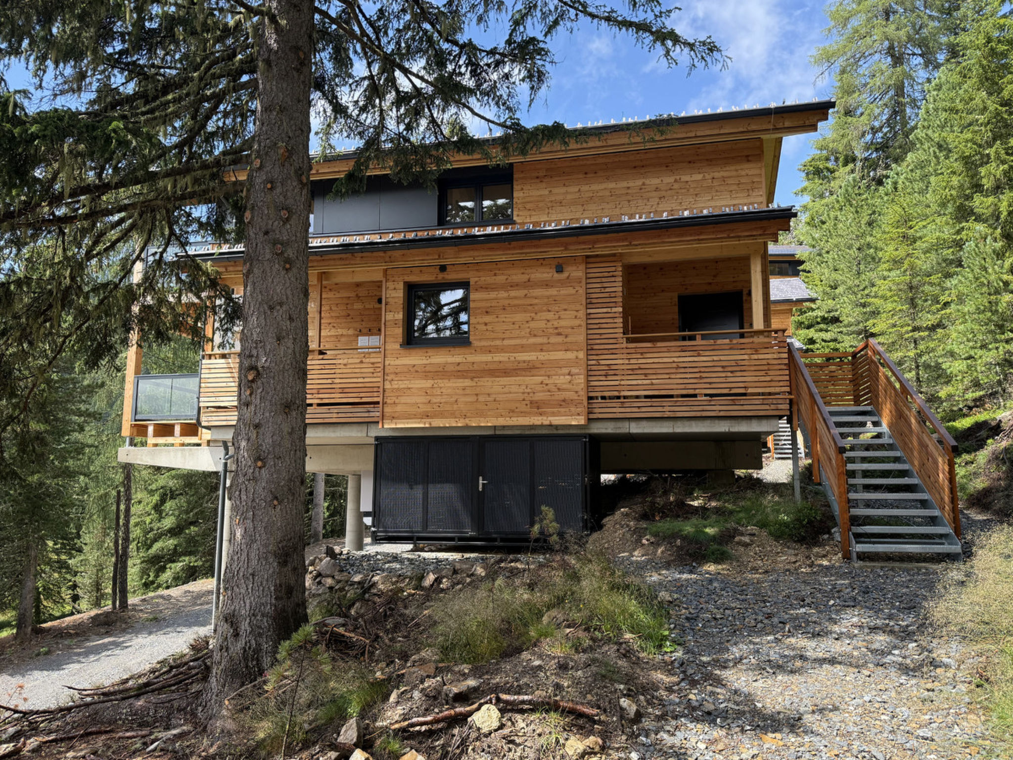 02_NTH030_Sup Chalet mit Sauna und Hot Tub 2 Etage - Draußen