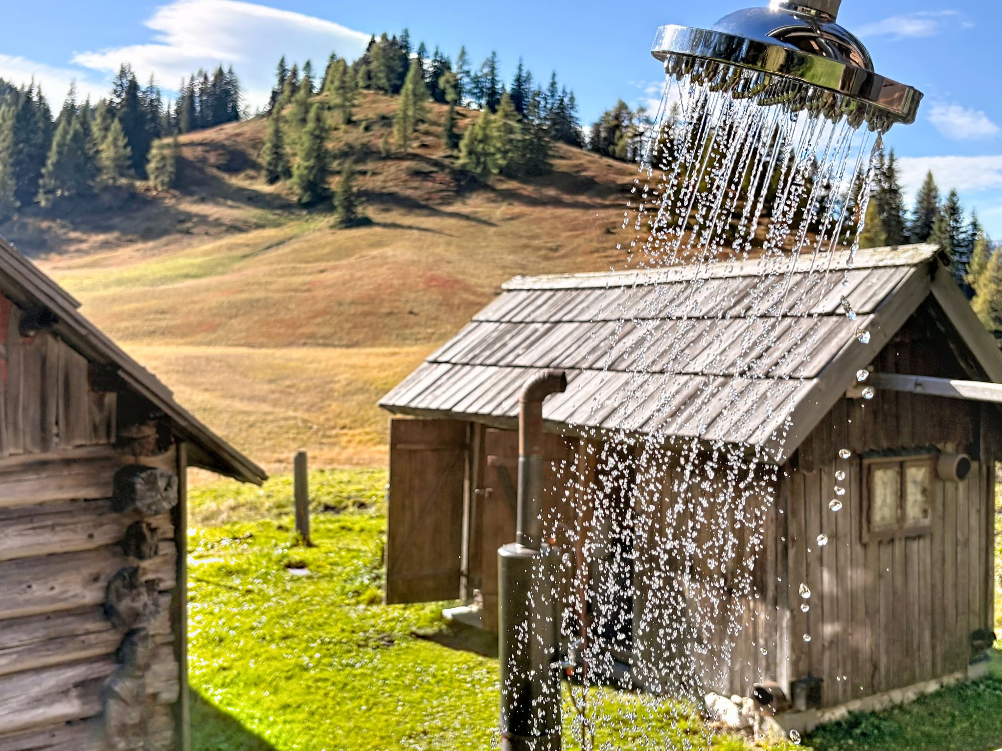Schneehitzalmhütte - Draußen