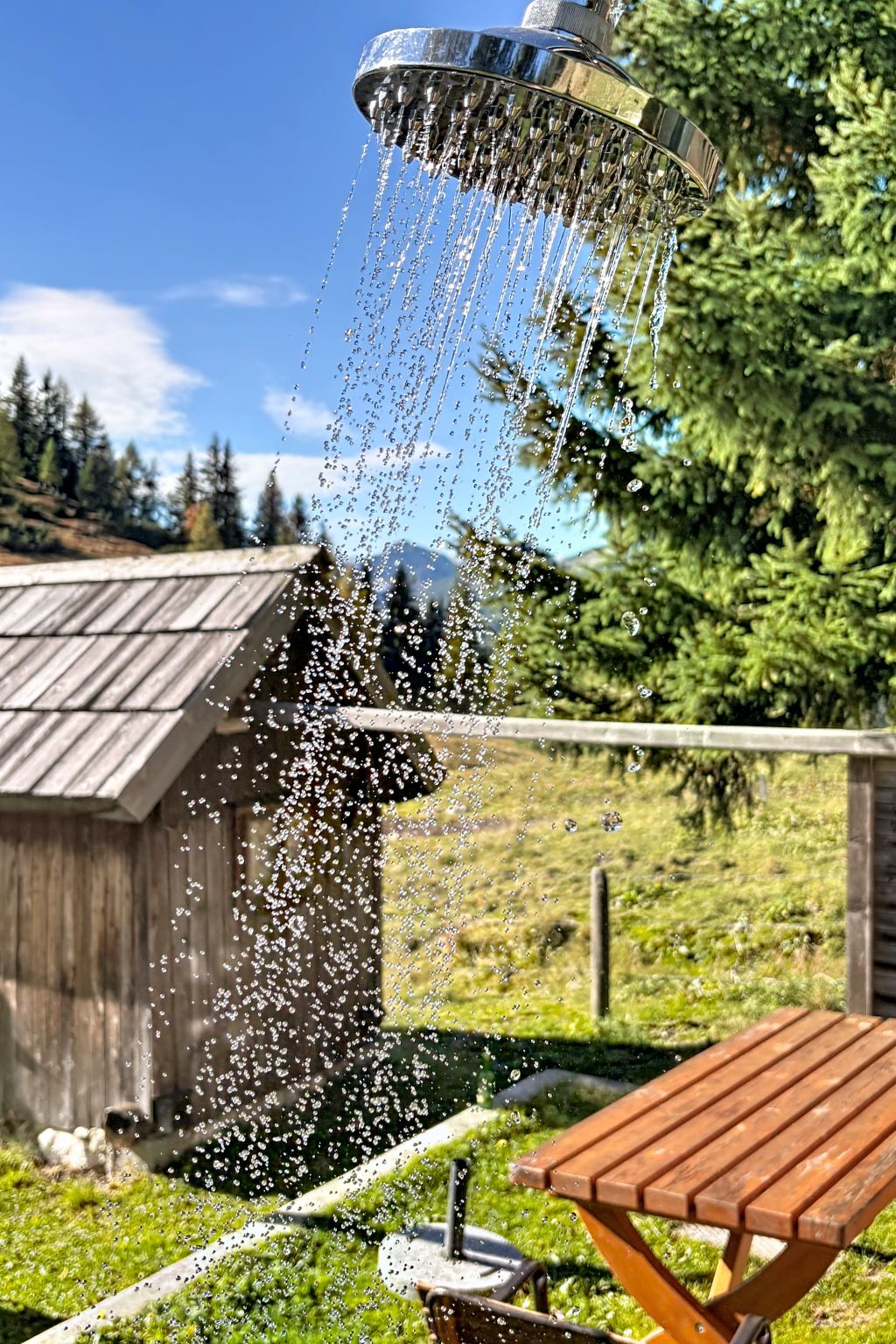 Schneehitzalmhütte - Draußen