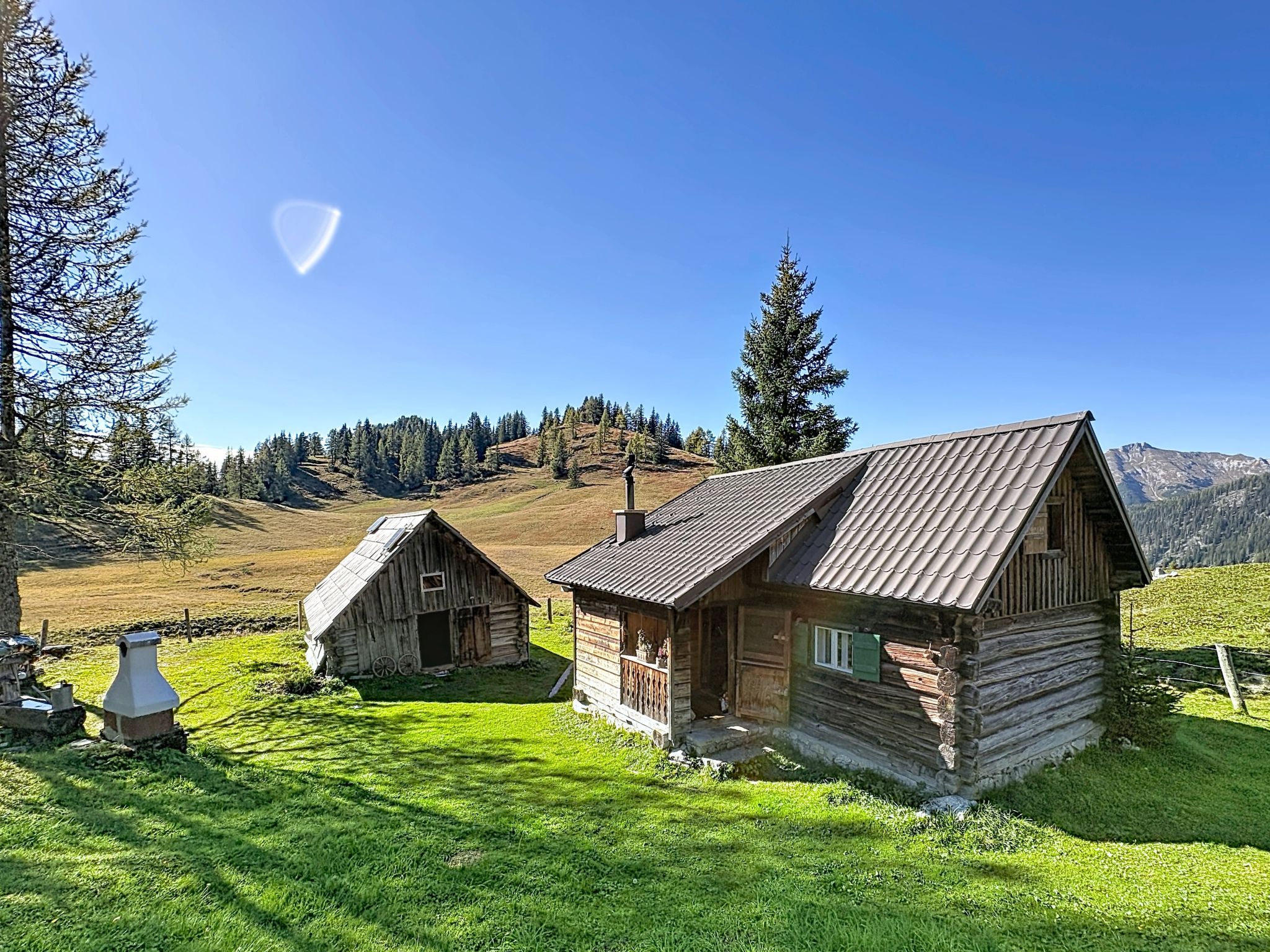 Schneehitzalmhütte - Draußen