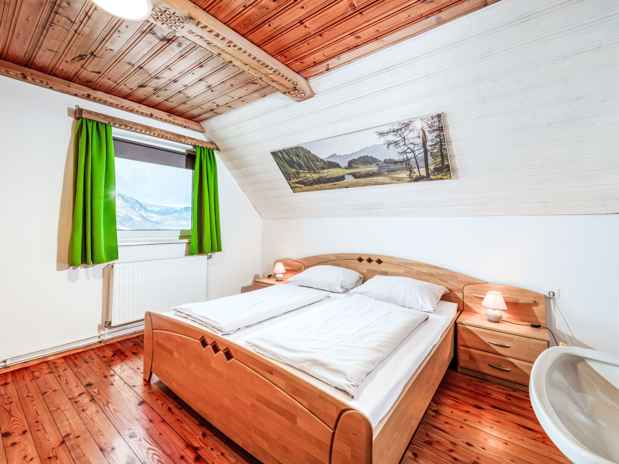 Ferienwohnung Gartenblick - Dedans