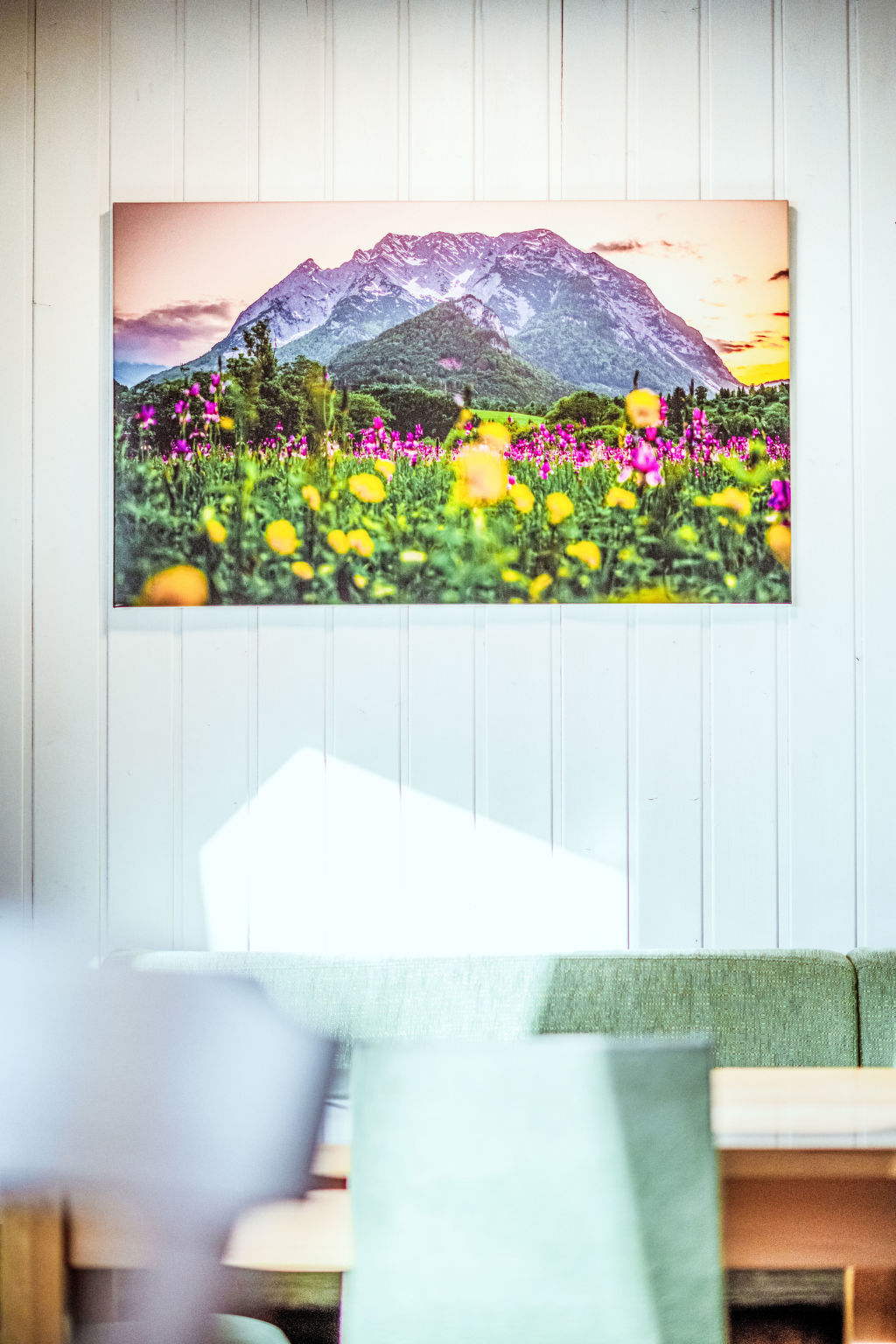 Ferienwohnung Gartenblick - Dedans