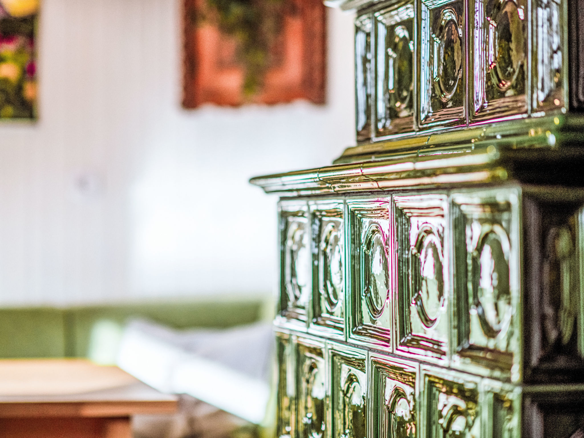 Ferienwohnung Gartenblick - Dedans