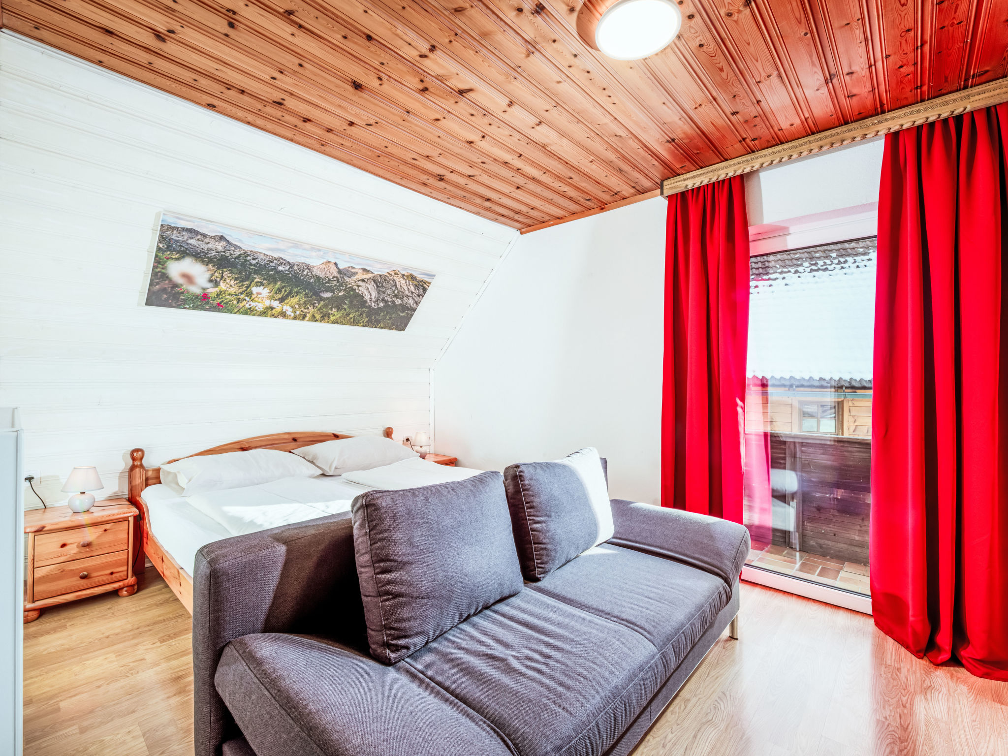 Ferienwohnung Gartenblick - Dedans