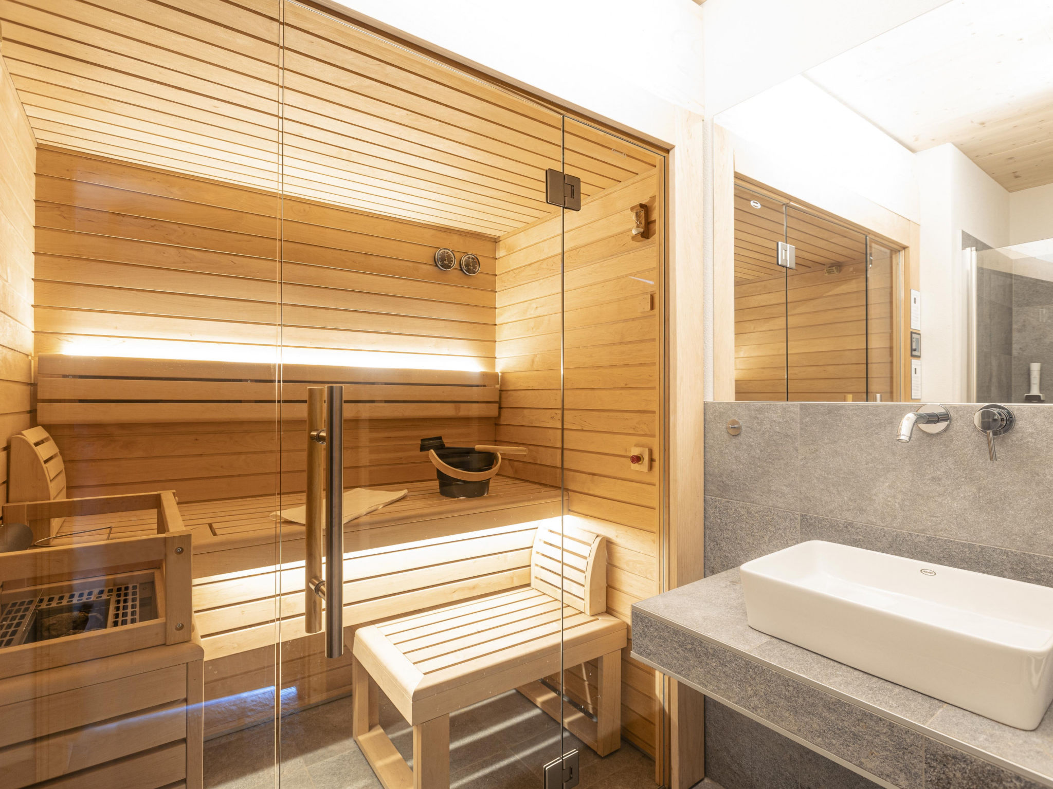 Superior Galerie met sauna en buitenbad in skigebied Hauser Kaibling - foto 5