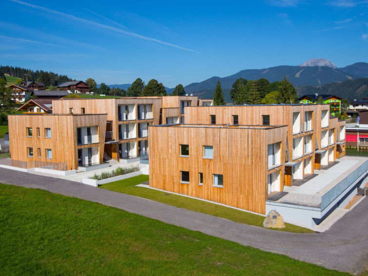 Bergzicht en luxe: ruim appartement aan de piste in Schladming in Schladming
