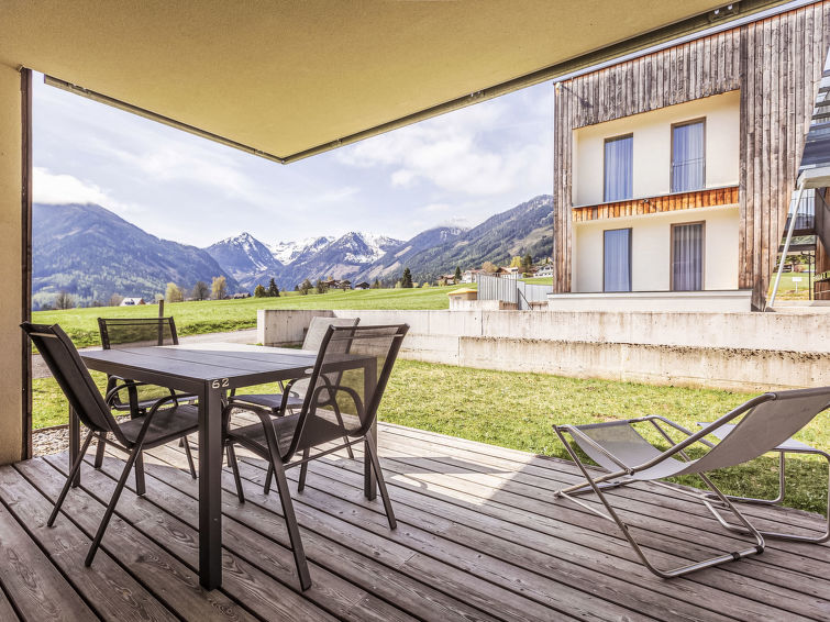 Aan de piste: Modern appartement met sauna en bergzicht in Schladming in Schladming