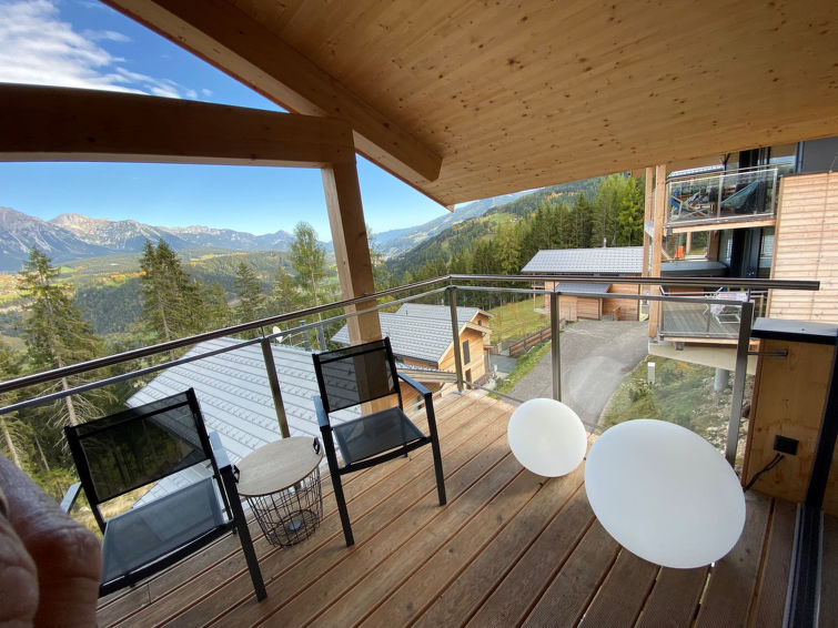 Aan de piste: Modern vakantiehuis voor 10 personen in Pichl in Pichl