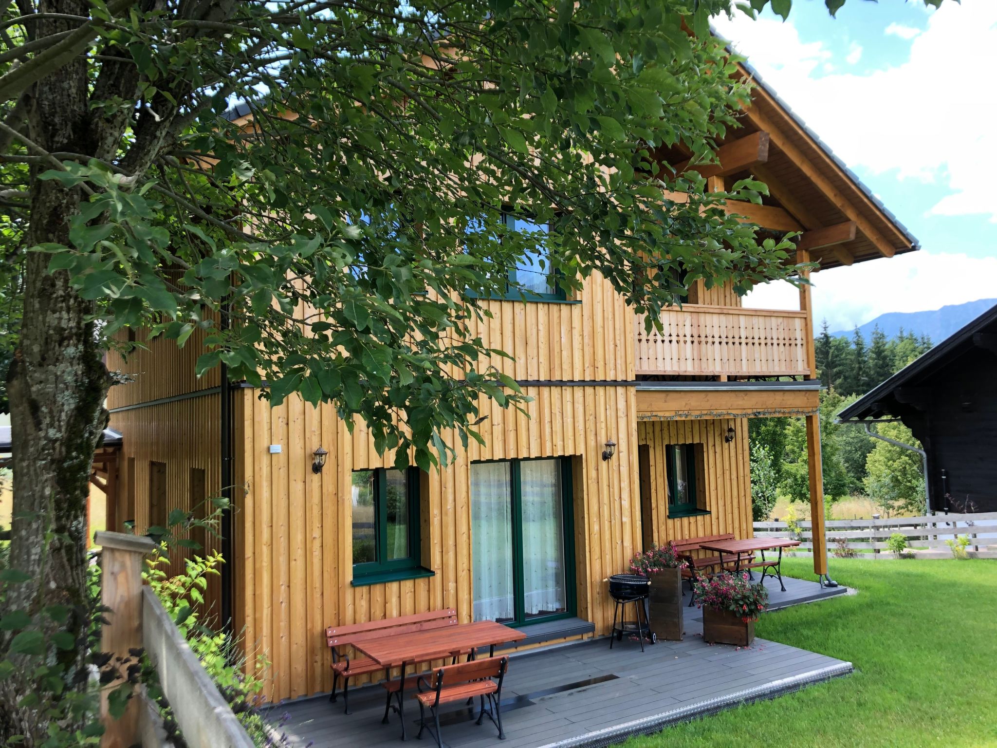 Charmante Ferienwohnung in Bad Aussee mit Grill und Garten und Bergblick