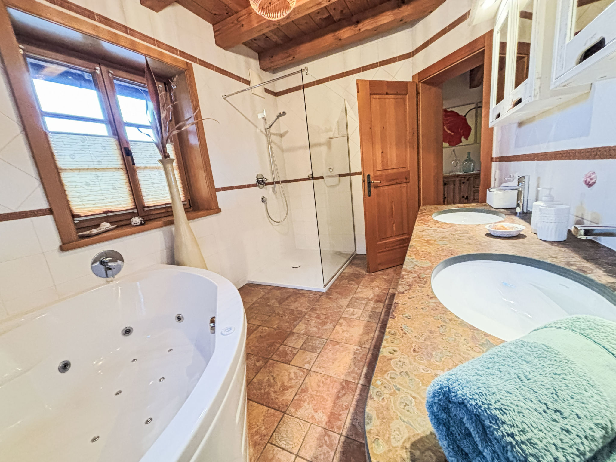 Maison Gemütliches Ferienhaus in Feistritz Ob Bleiburg – Salle de bains, photo 6 sur 46