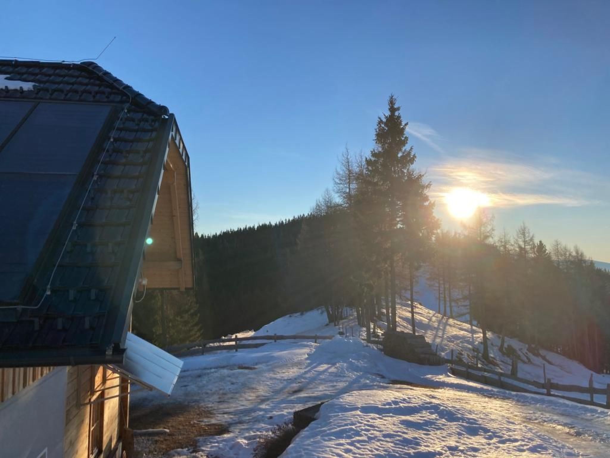 Zirbenholzalmhütte mit fantastischem Ausblick