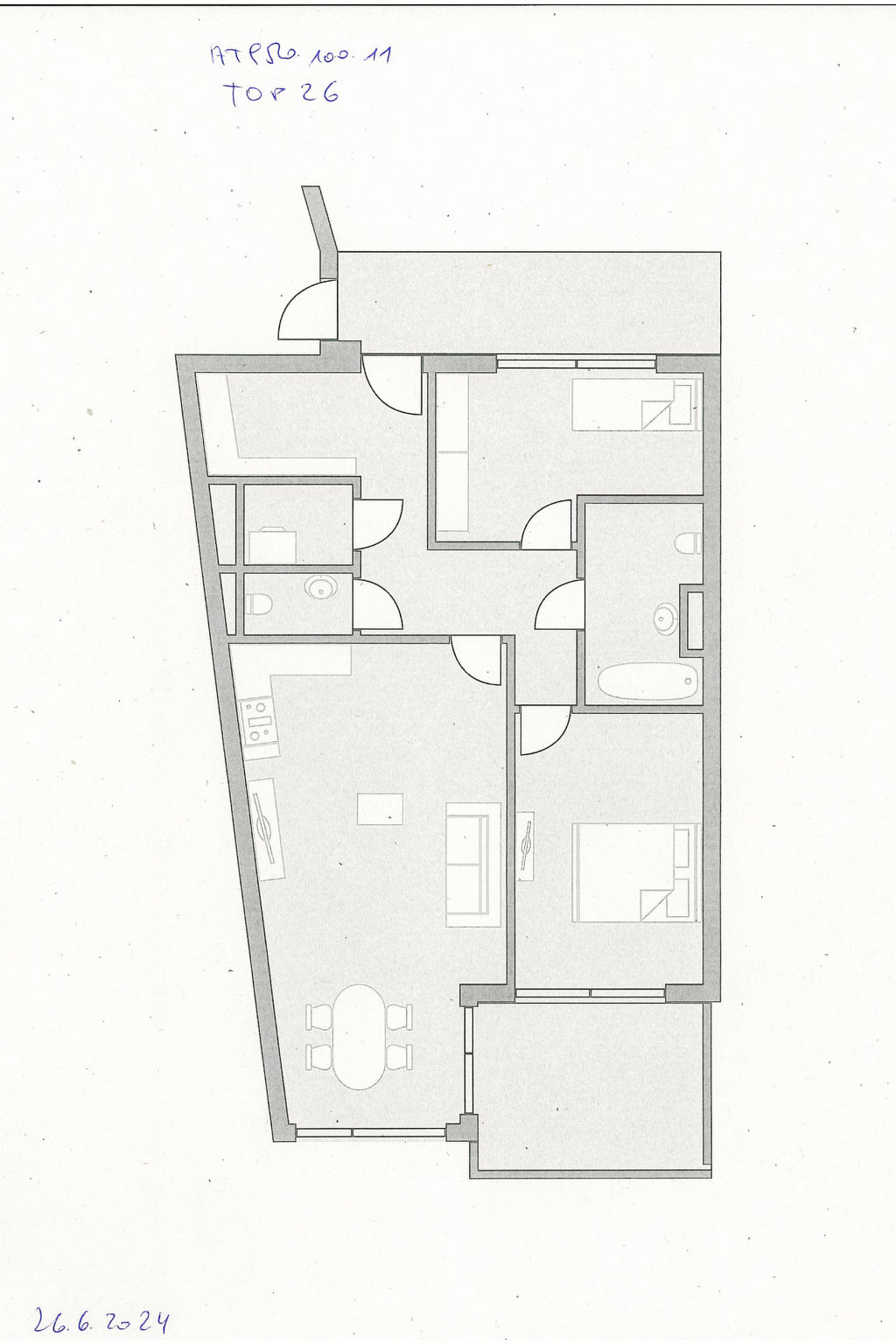 Appartement Burgblick alpe maritima Ski & See-Top 26 – Plan, photo 35 sur 35