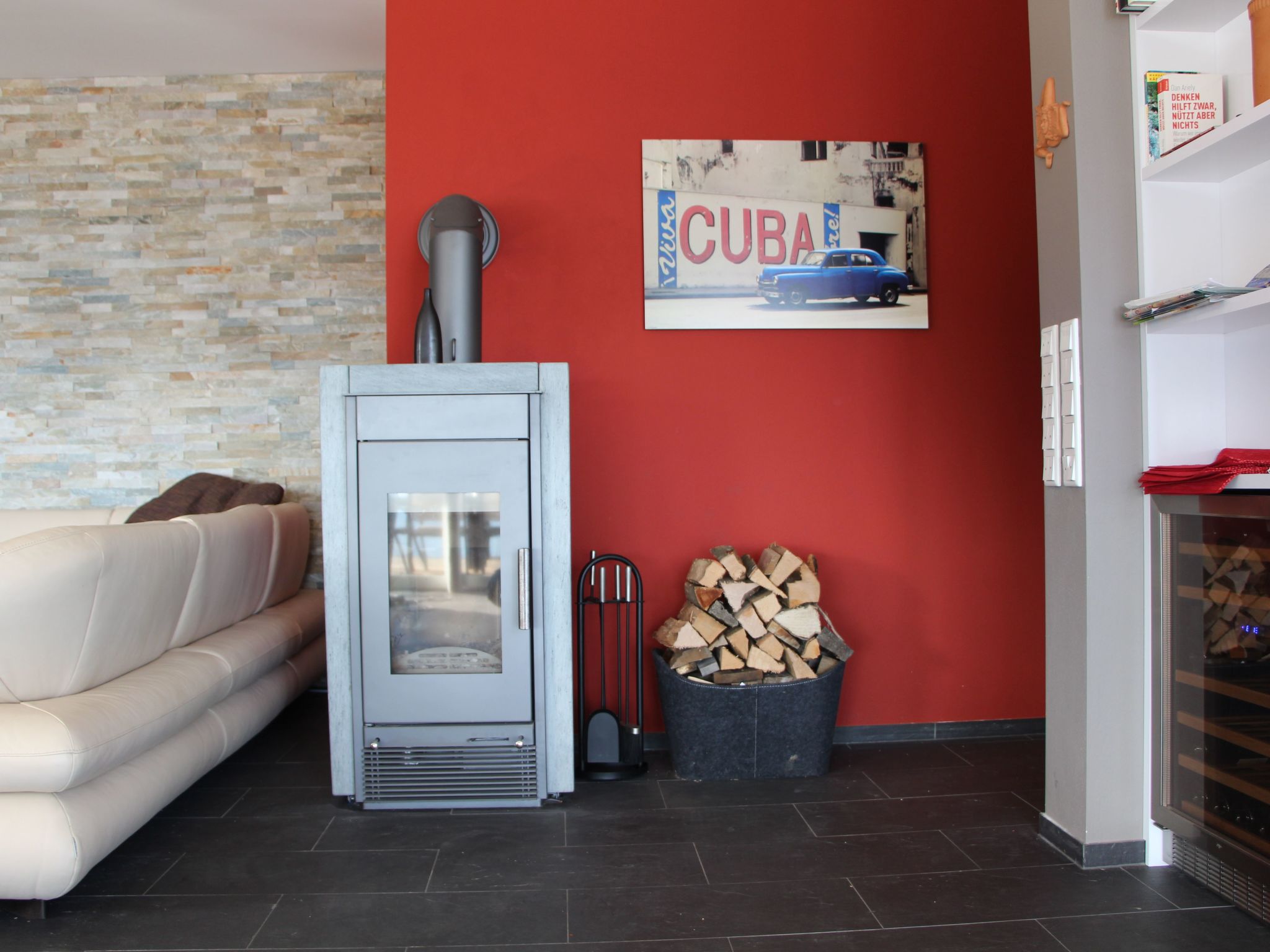 Freistehendes Ferienhaus mit Blick auf den See-Inside