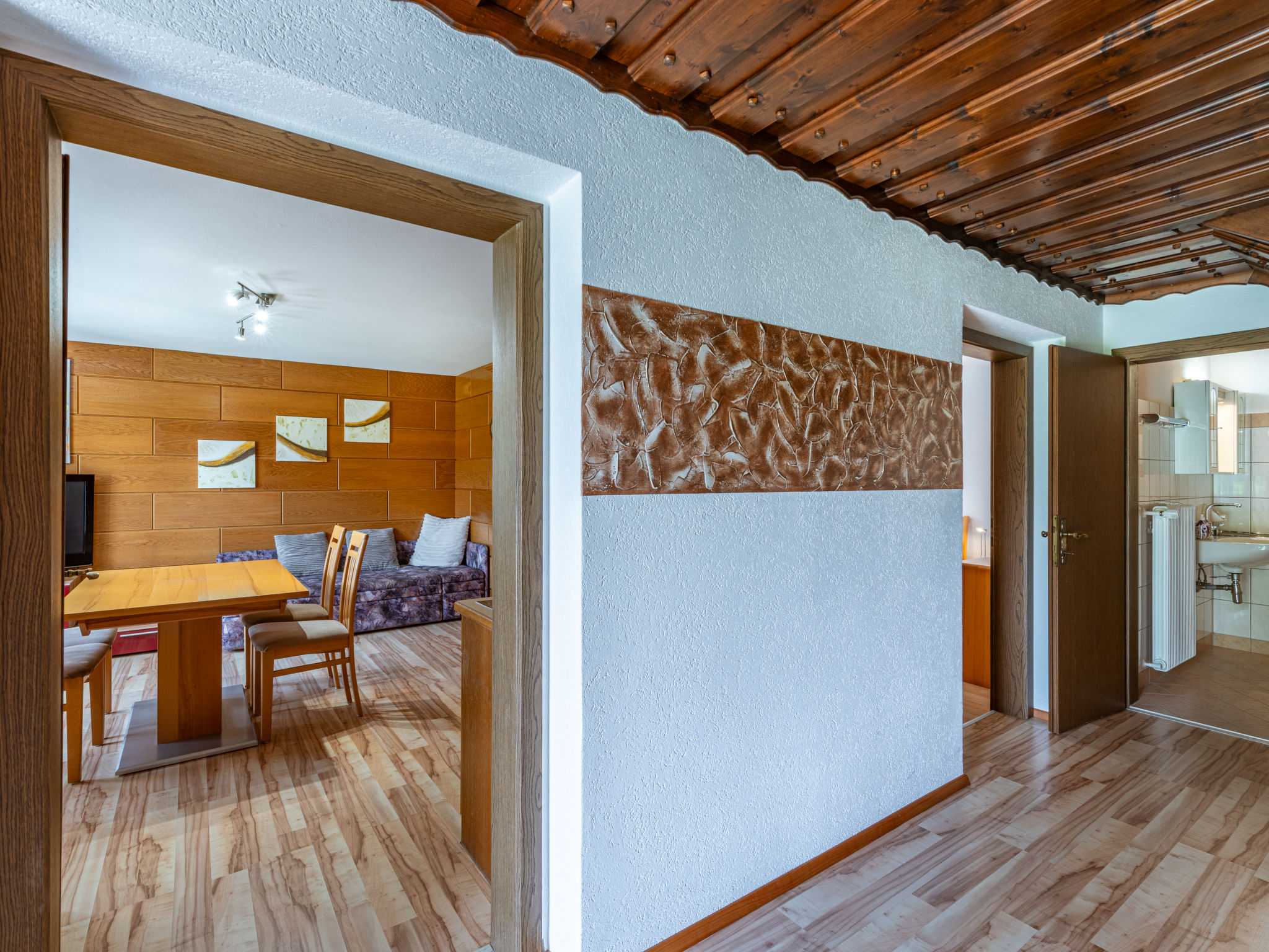 Rustiek appartement bij het meer met uitzicht op de bergen in Bodensdorf - foto 9