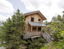 Ruim chalet voor 10 personen met whirlpool en IR-sauna aan de Turracher Höhe - thumbnail 1