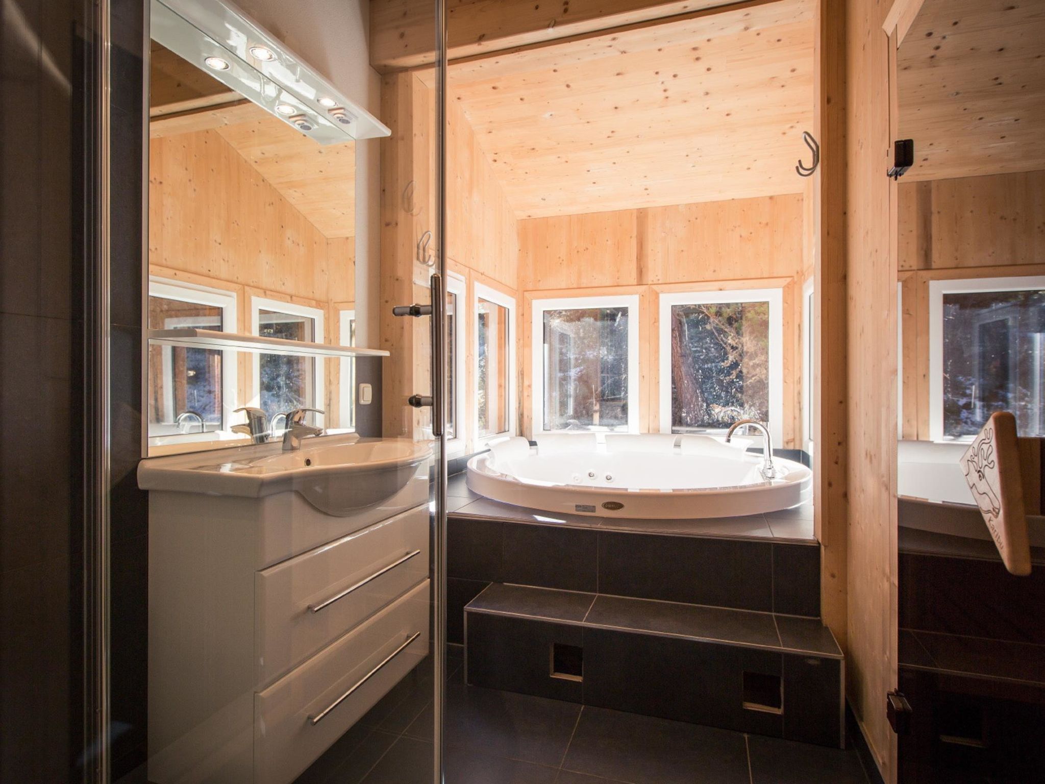 Maison # 25 mit Sauna und Sprudelbad innen – Salle de bains, photo 7 sur 27