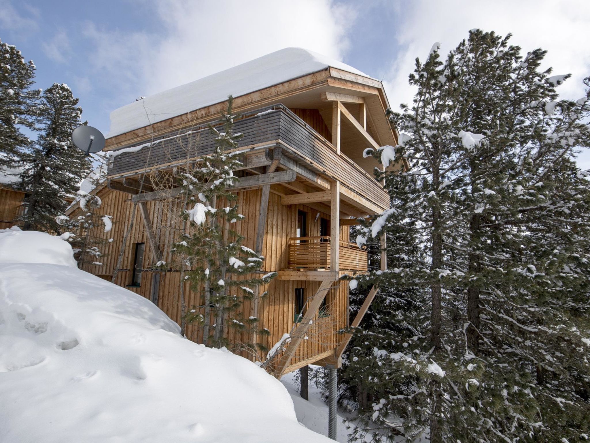 Ruim chalet voor 10 met infraroodsauna en whirlpool aan de Turracher Höhe - foto 11