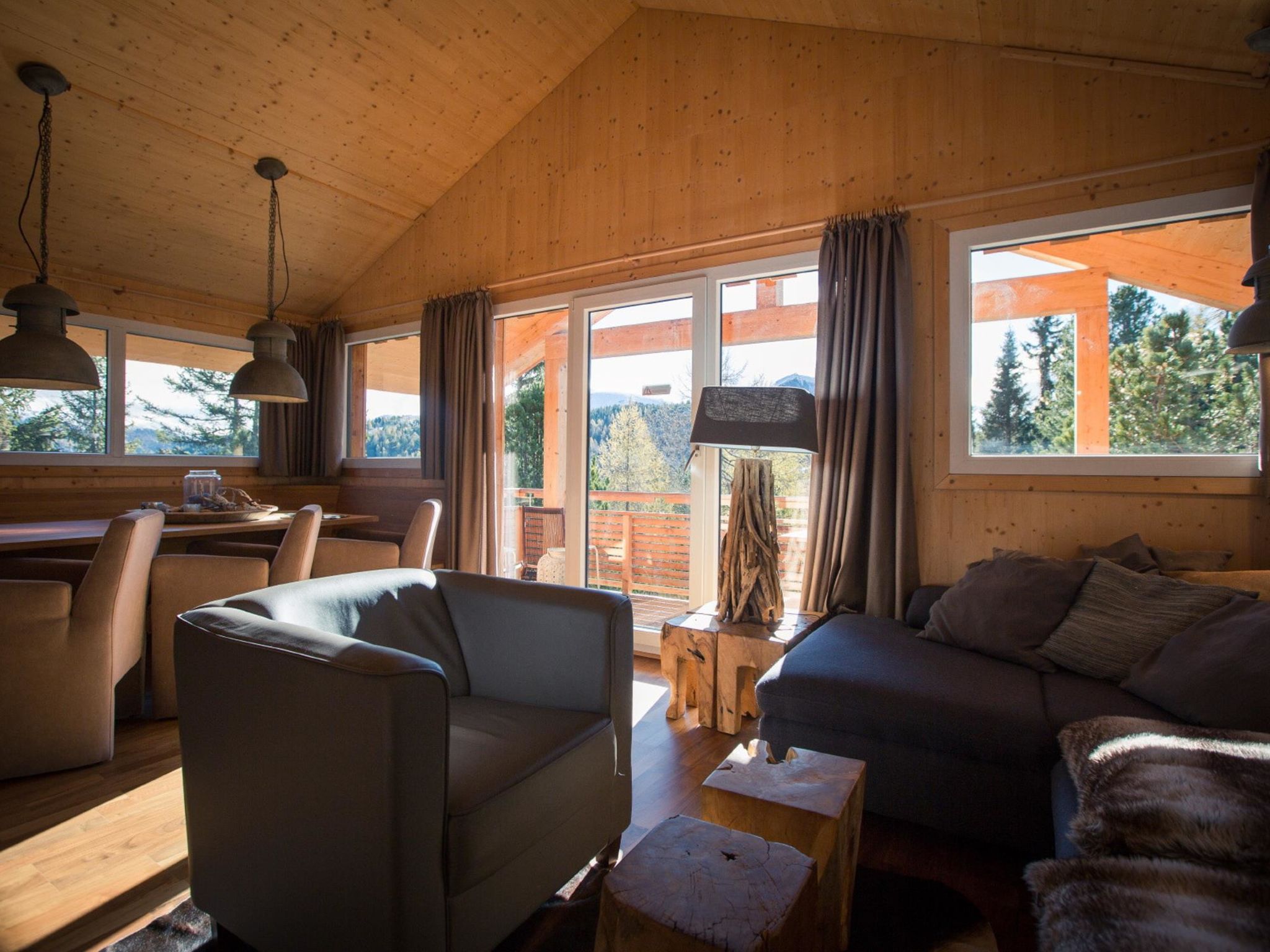Ruim chalet voor 10 met infraroodsauna en whirlpool aan de Turracher Höhe - foto 3