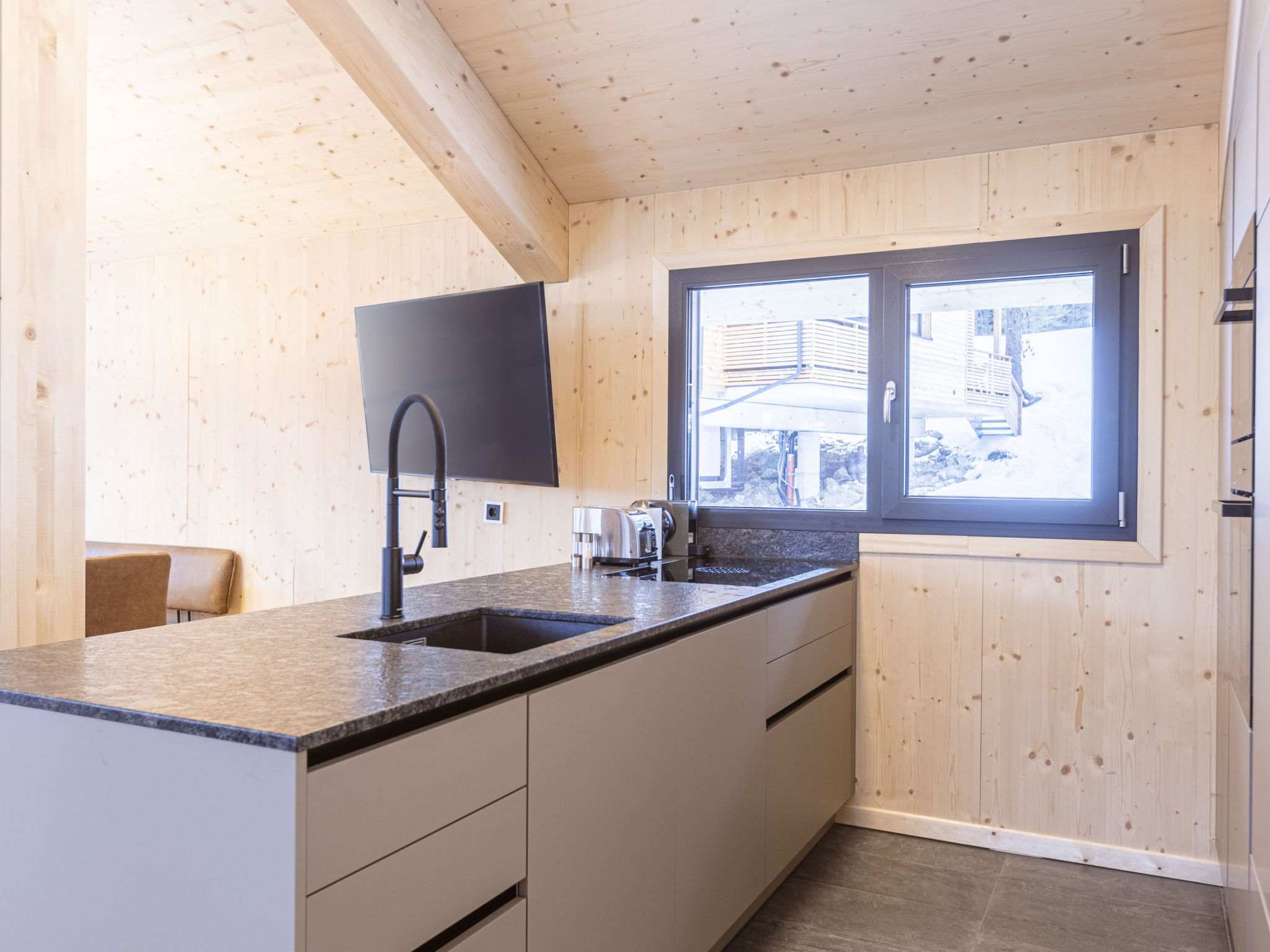 02_Nth011_Sup Chalet mit Sauna und Hot Tub 2 Etage - Binnen
