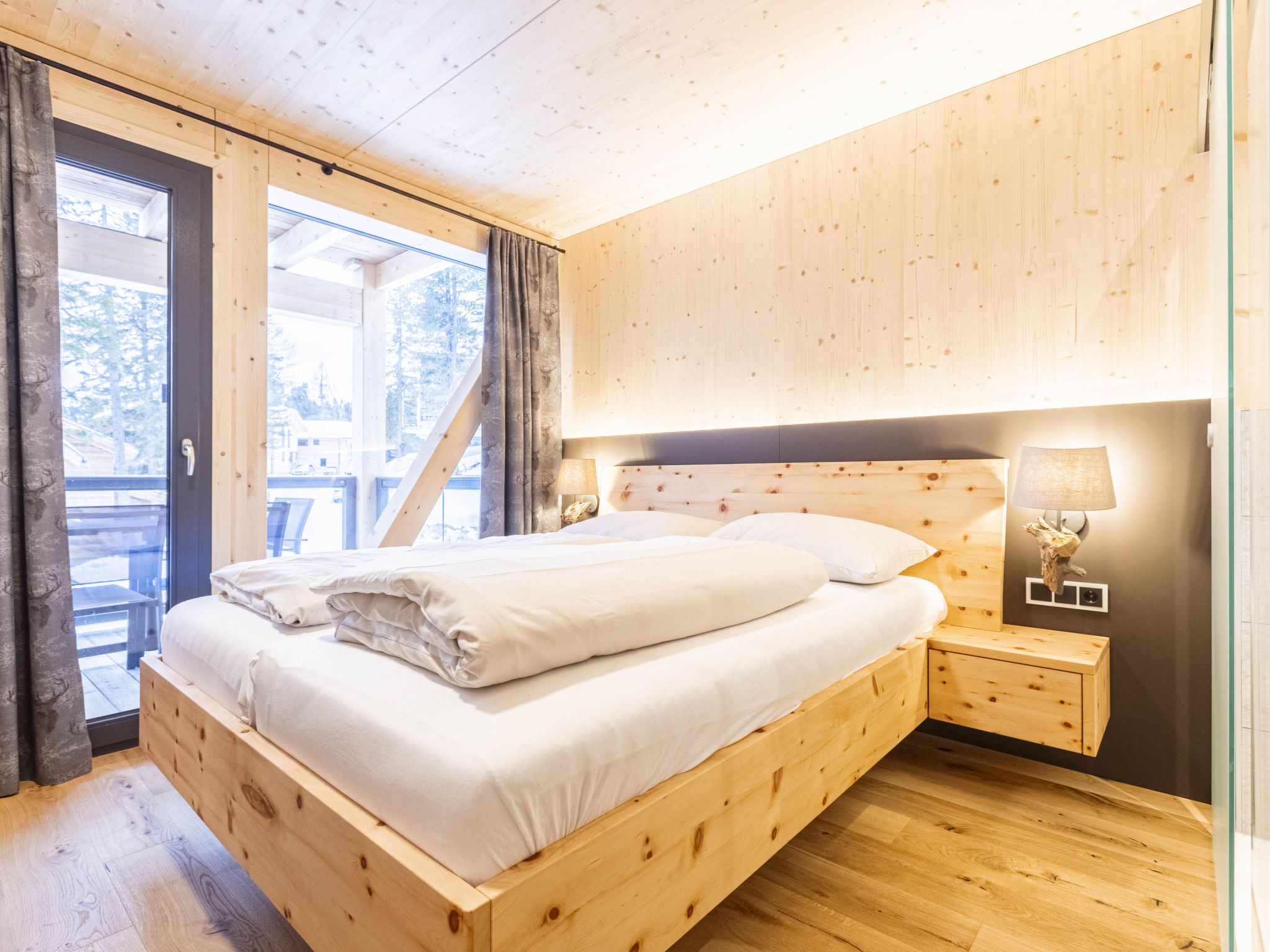 02_Nth011_Sup Chalet mit Sauna und Hot Tub 2 Etage - Binnen