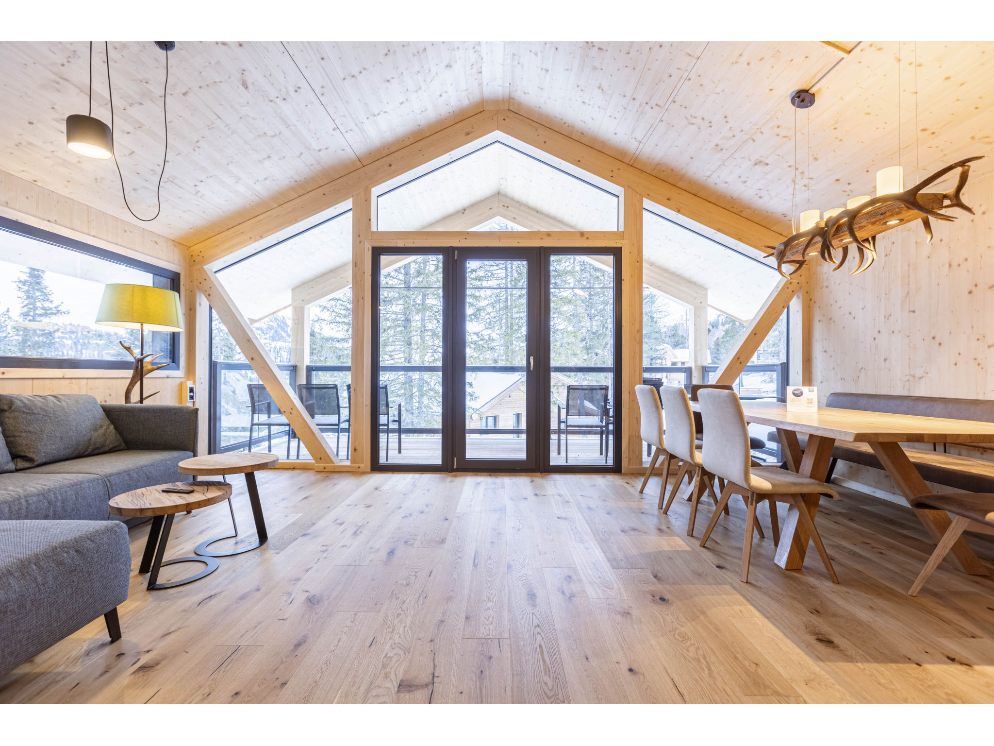 02_Nth011_Sup Chalet mit Sauna und Hot Tub 2 Etage - Binnen