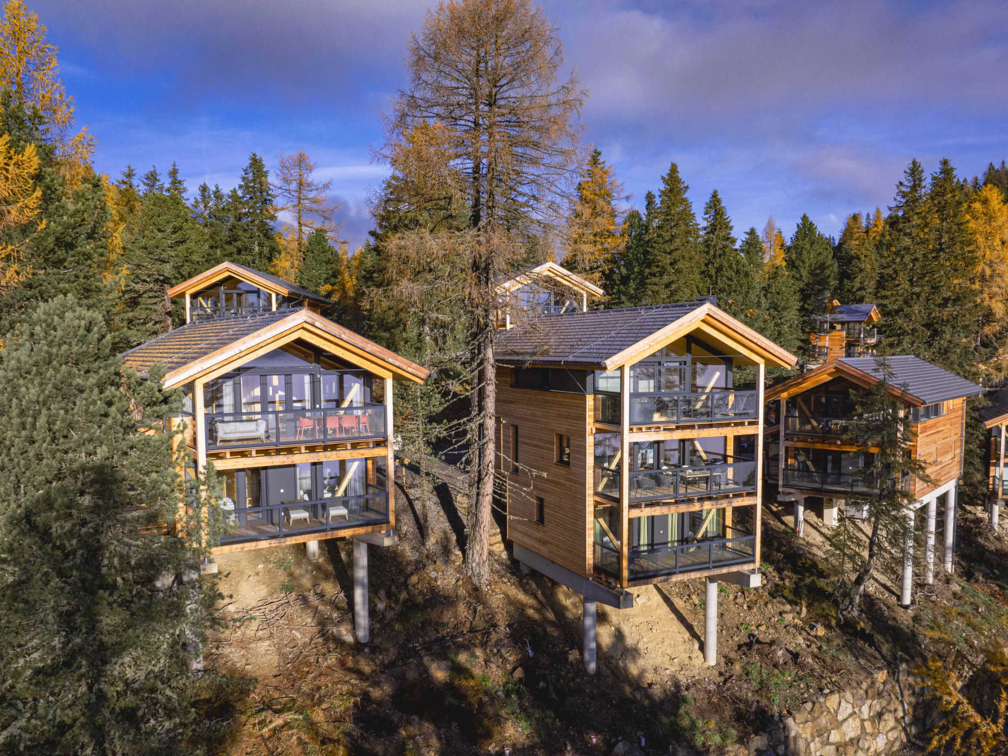 02_NTH003_Sup Chalet mit Sauna und Hot Tub 3 Etage - Buiten