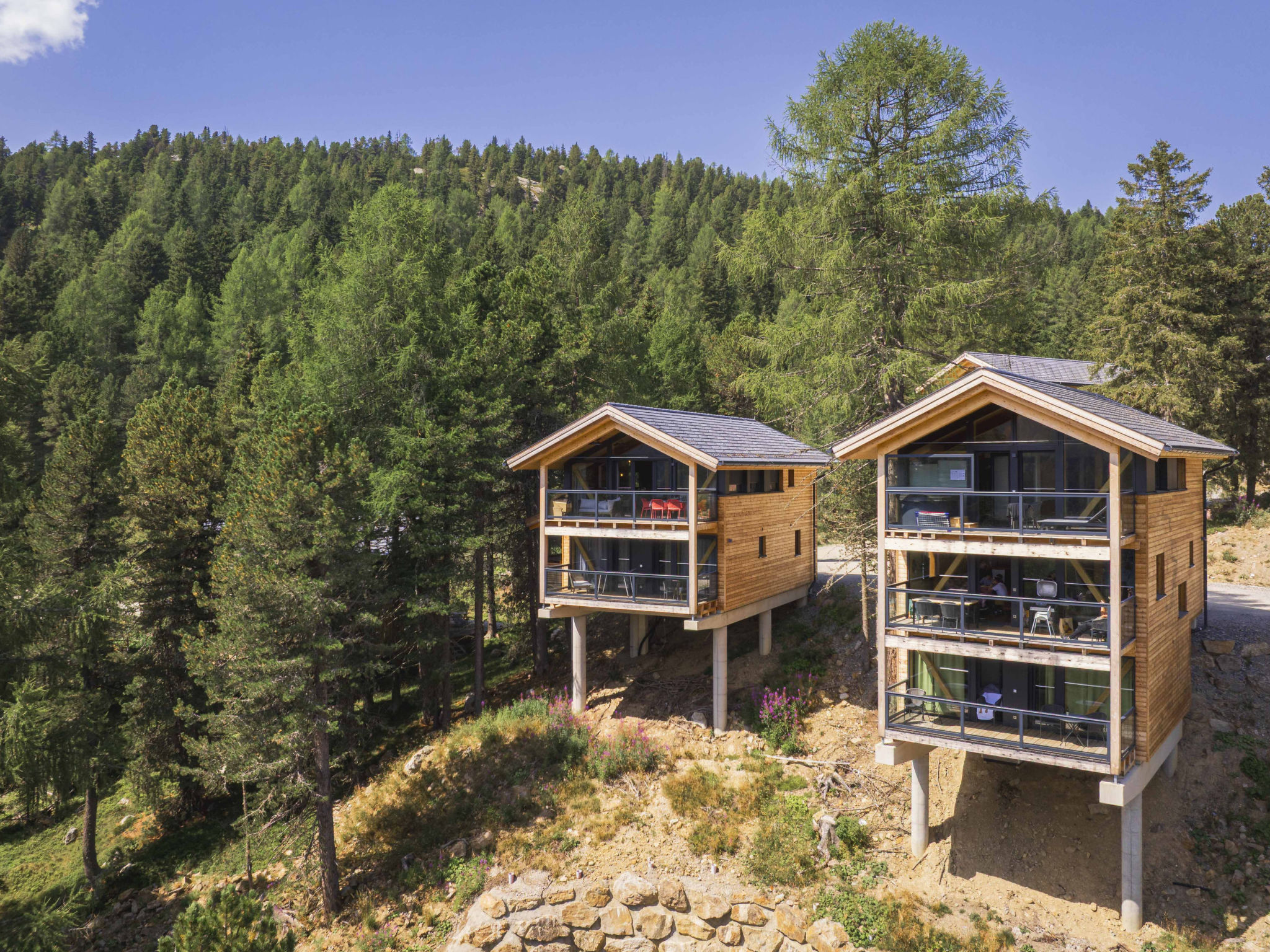 02_NTH003_Sup Chalet mit Sauna und Hot Tub 3 Etage - Buiten