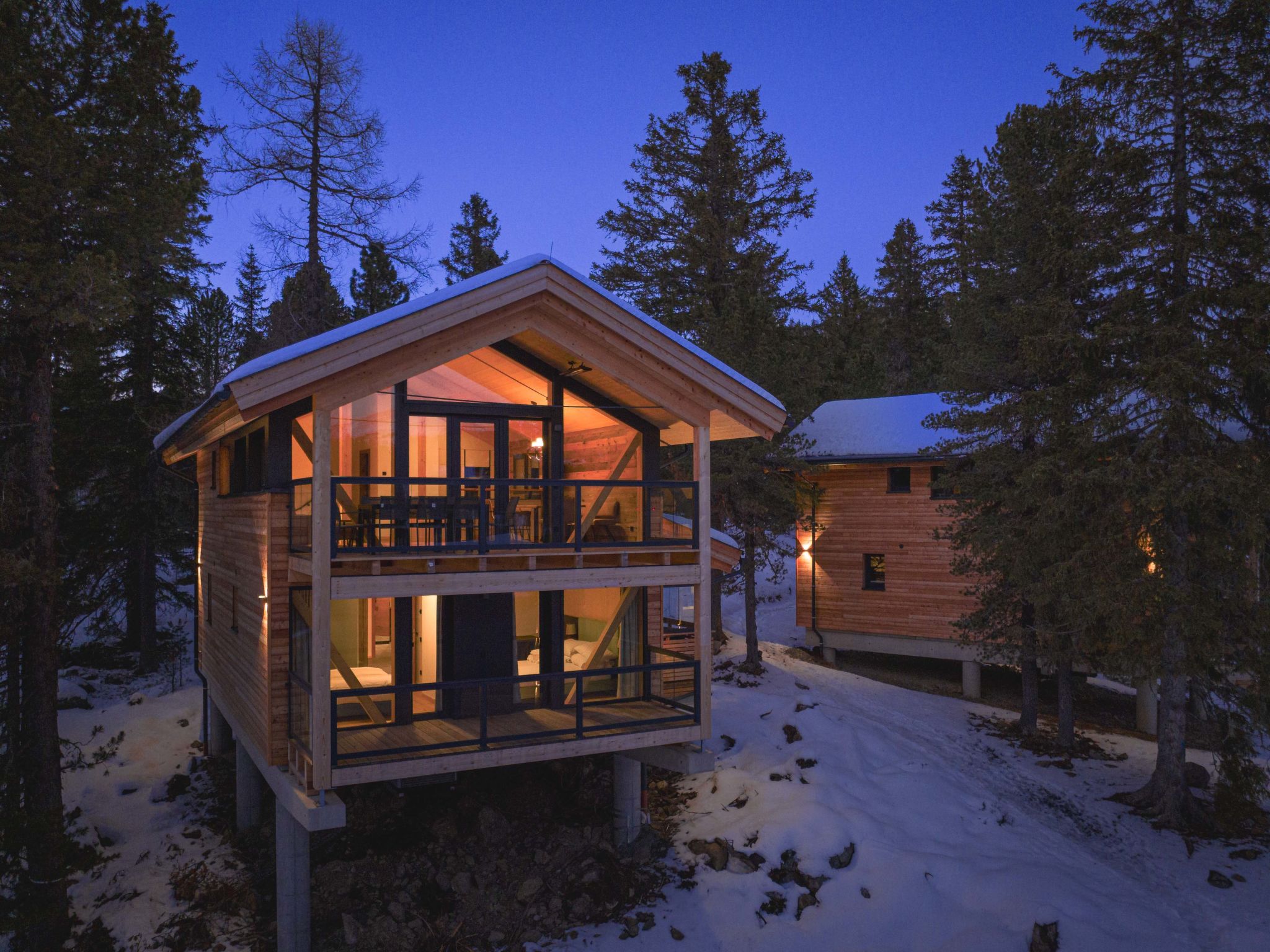 Ruim chalet voor 8 met privé sauna & hottub direct aan de skipiste - foto 8