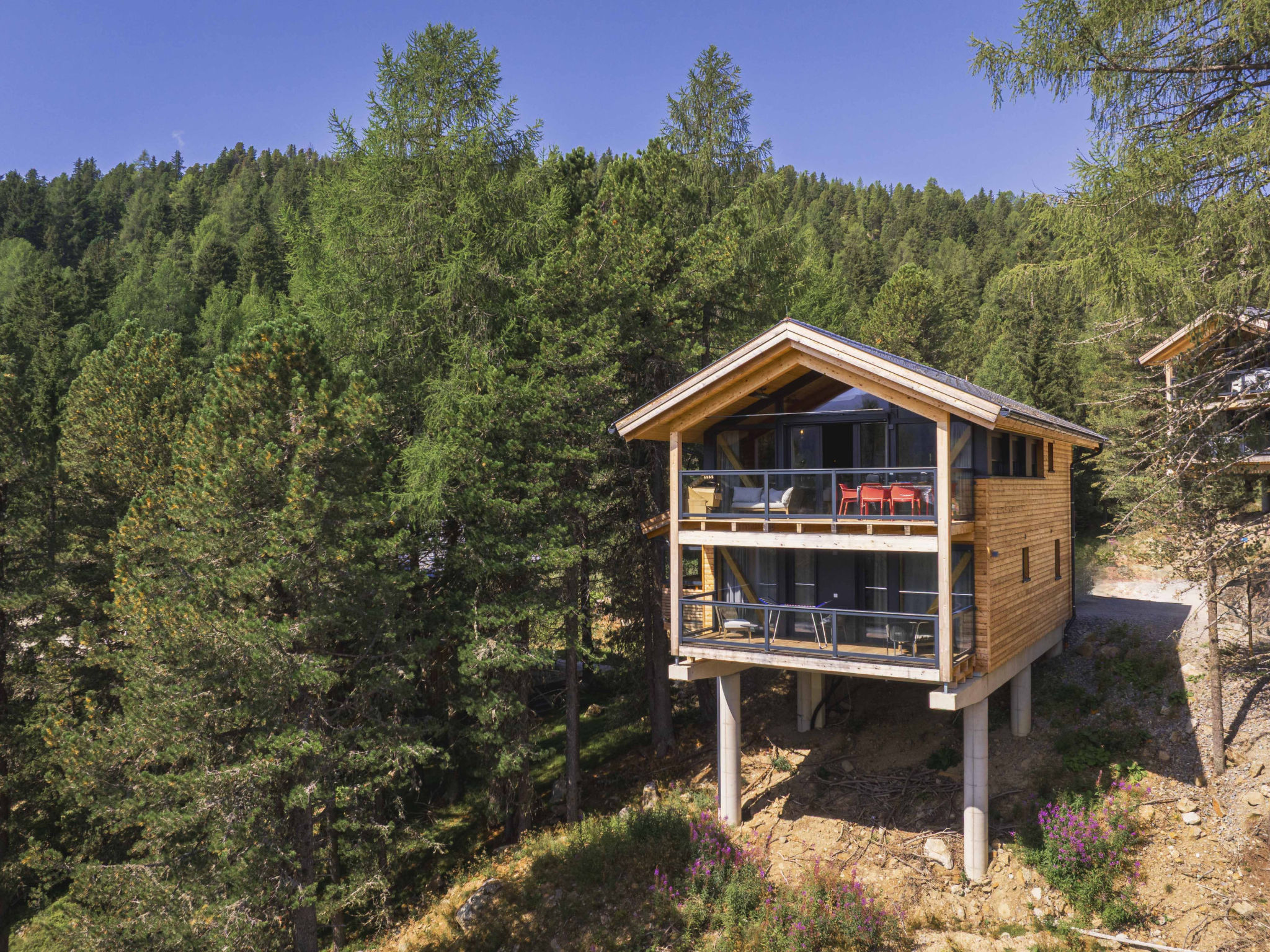 02_NTH001_Sup Chalet mit Sauna und Hot Tub 2 Etage - Outside