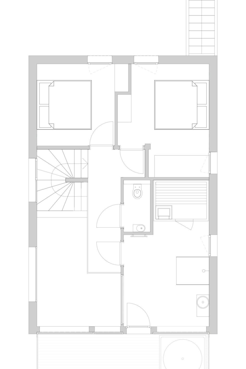 02_NTH015_Sup Chalet mit Sauna und Hot Tub 3 Etage - Binnen