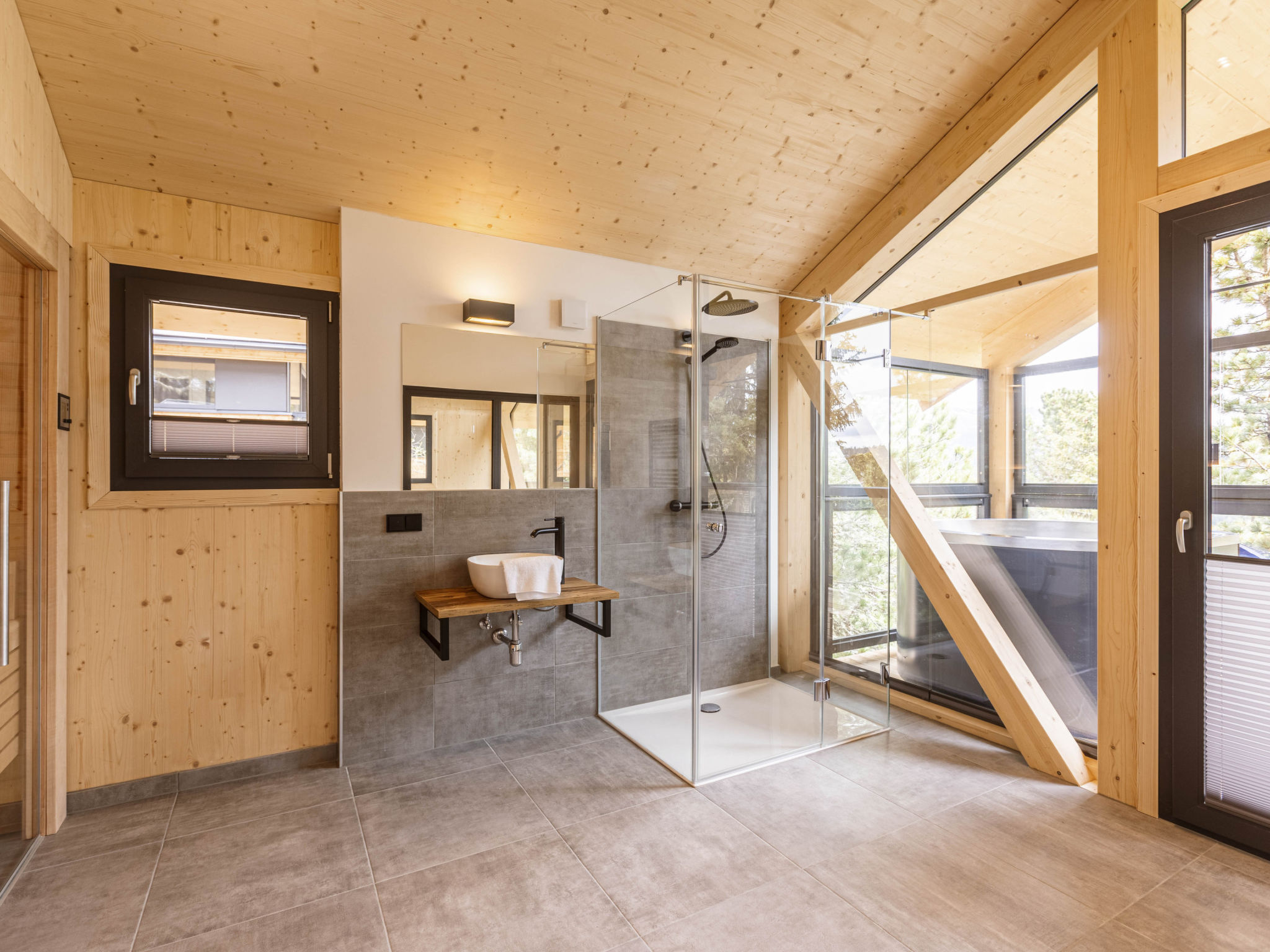 02_NTH017_Sup Chalet mit Sauna und Hot Tub 3 Etage - Binnen