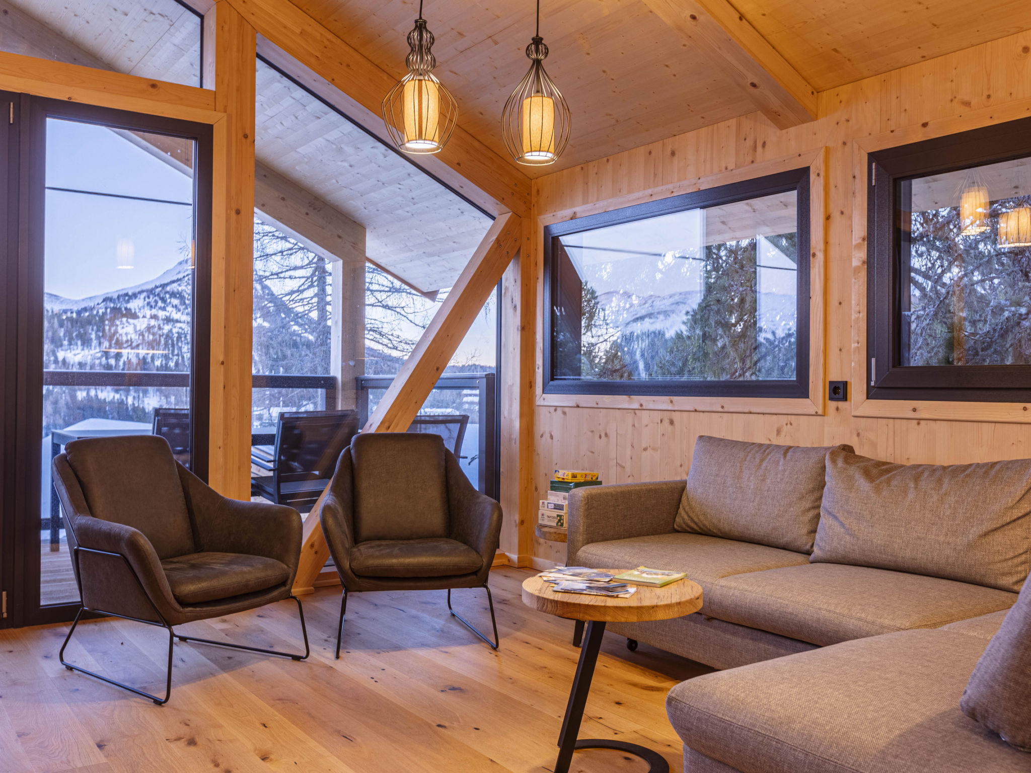 02_NTH002_Sup Chalet mit Sauna und Hot Tub 2 Etage - Binnen