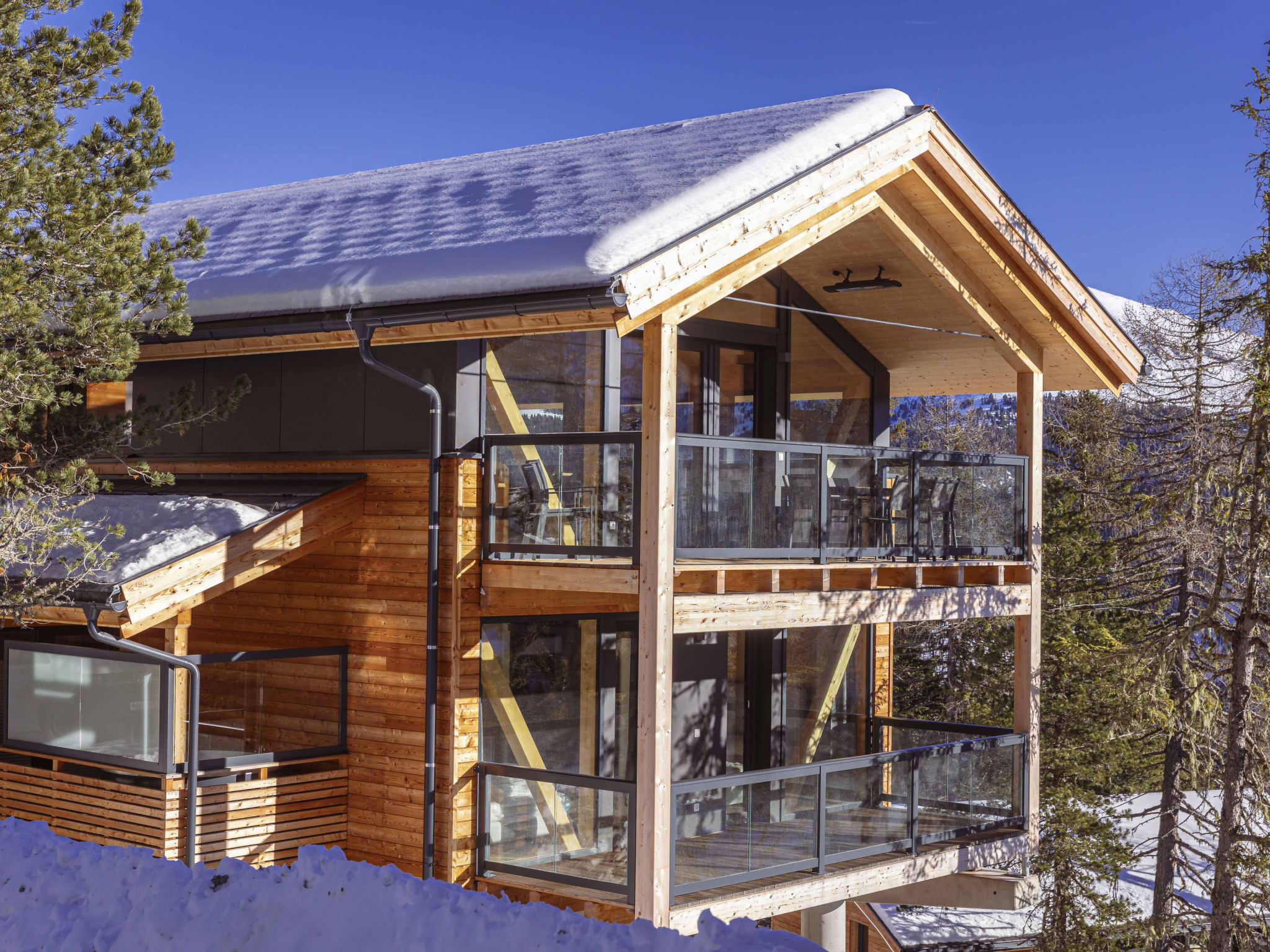02_NTH002_Sup Chalet mit Sauna und Hot Tub 2 Etage - Buiten