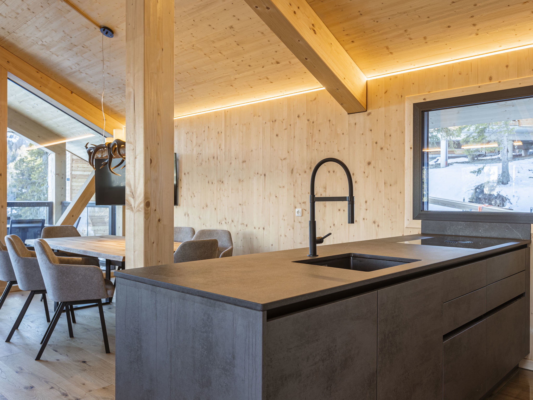 Superior Chalet #7 met privé sauna & hottub aan de Turracher Höhe - foto 3
