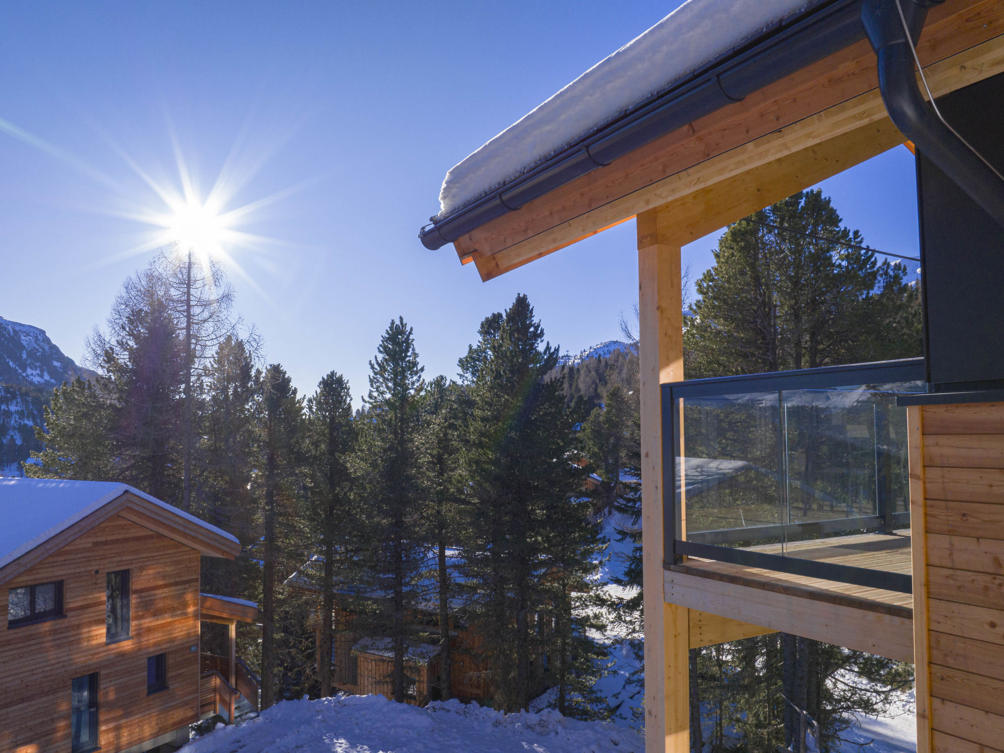 Superior Chalet #7 met privé sauna & hottub aan de Turracher Höhe - foto 13