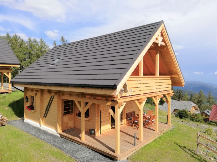 Aan de piste: Vrijstaand vakantiehuis Hütte Gimpel in Sirnitz - Hochrindl in Sirnitz - Hochrindl