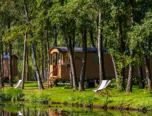 Pipowagen met terras voor 4 personen in Kinrooi - thumbnail 1