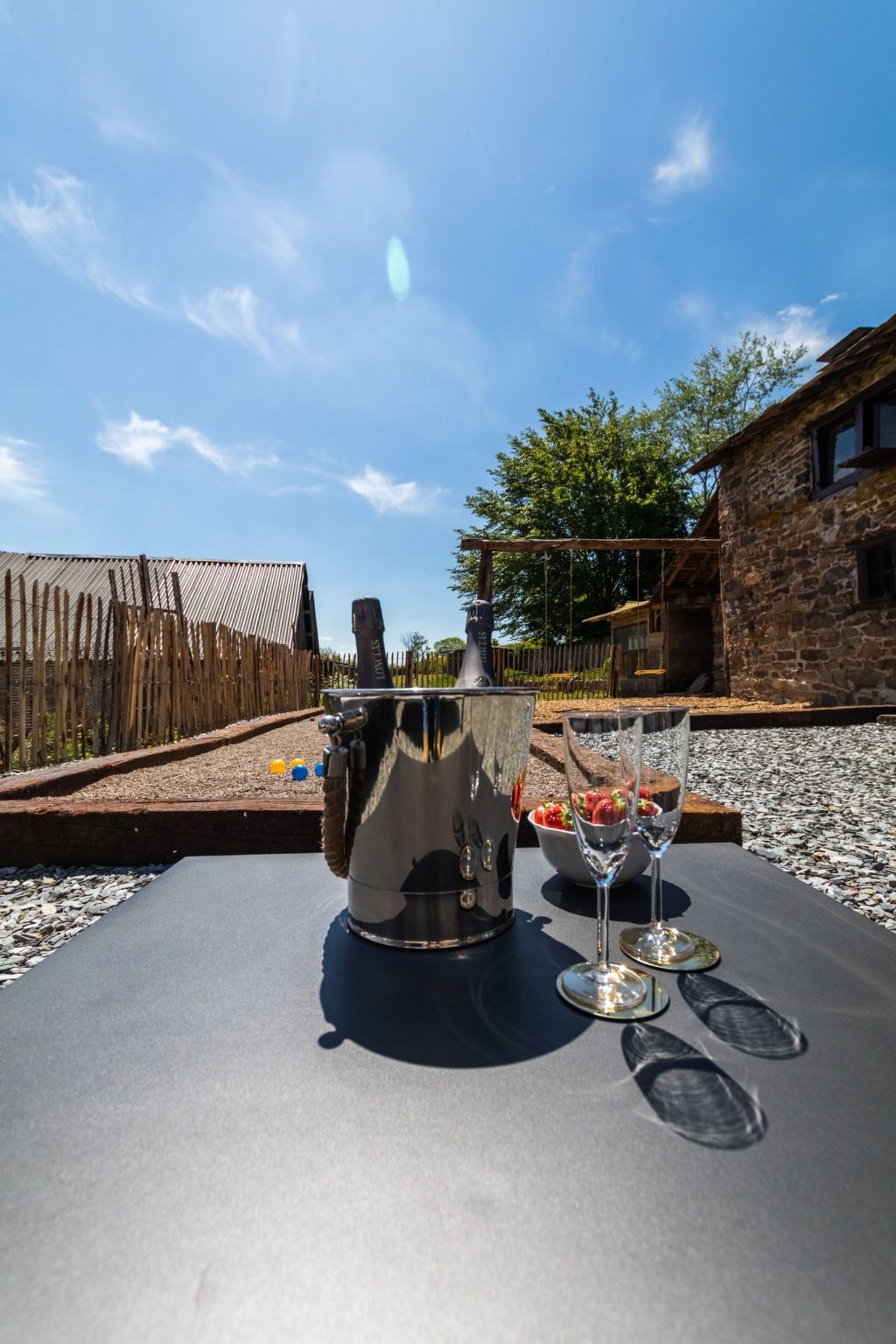 Landhaus mit Jacuzzi-Outside