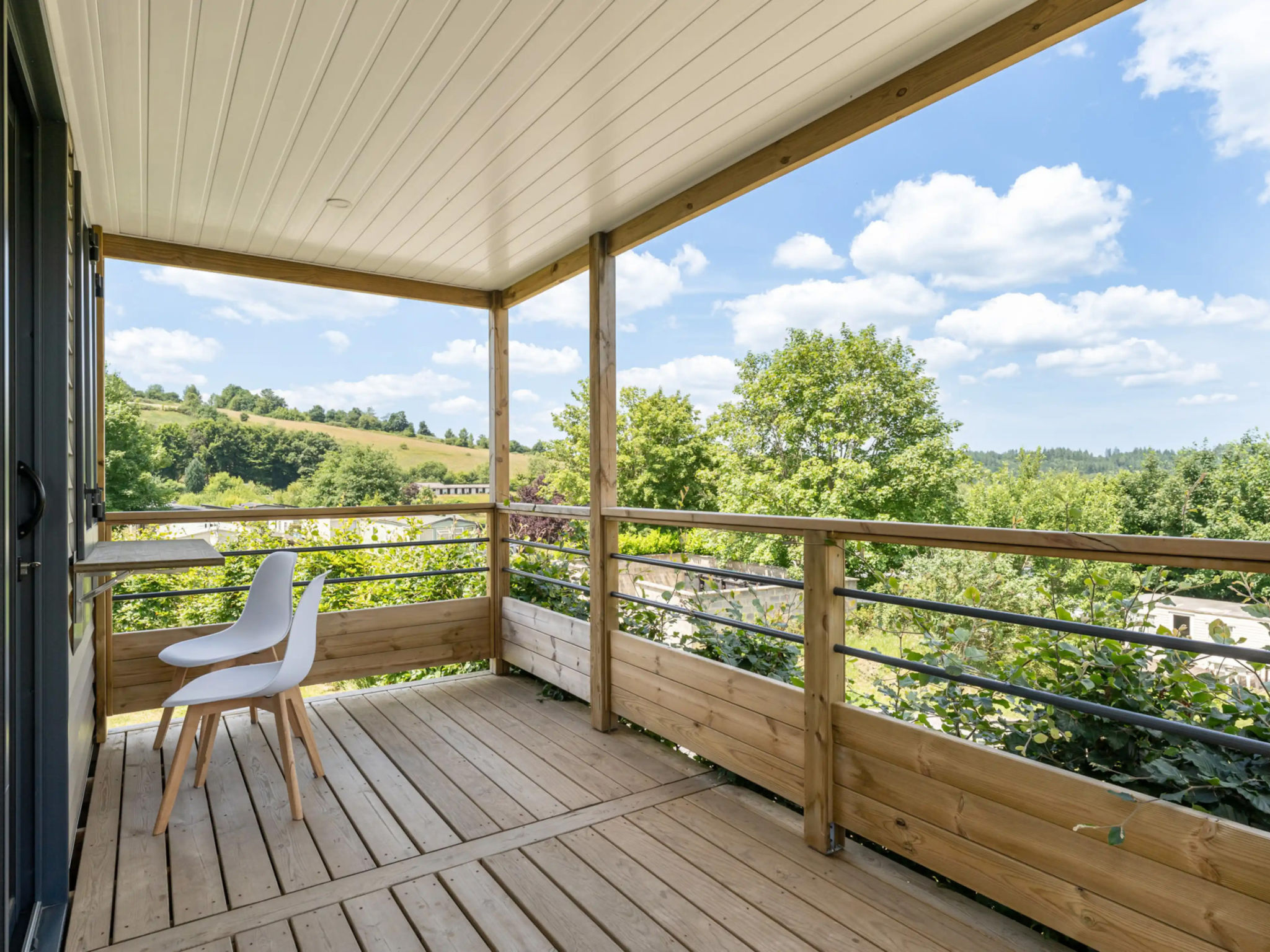 Camping Papillon Bouillon - Vakantiehuis Premium - Buiten