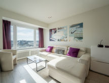 Bella II met havenzicht: knusse studio op 100m van strand en zee in Blankenberge - thumbnail 2
