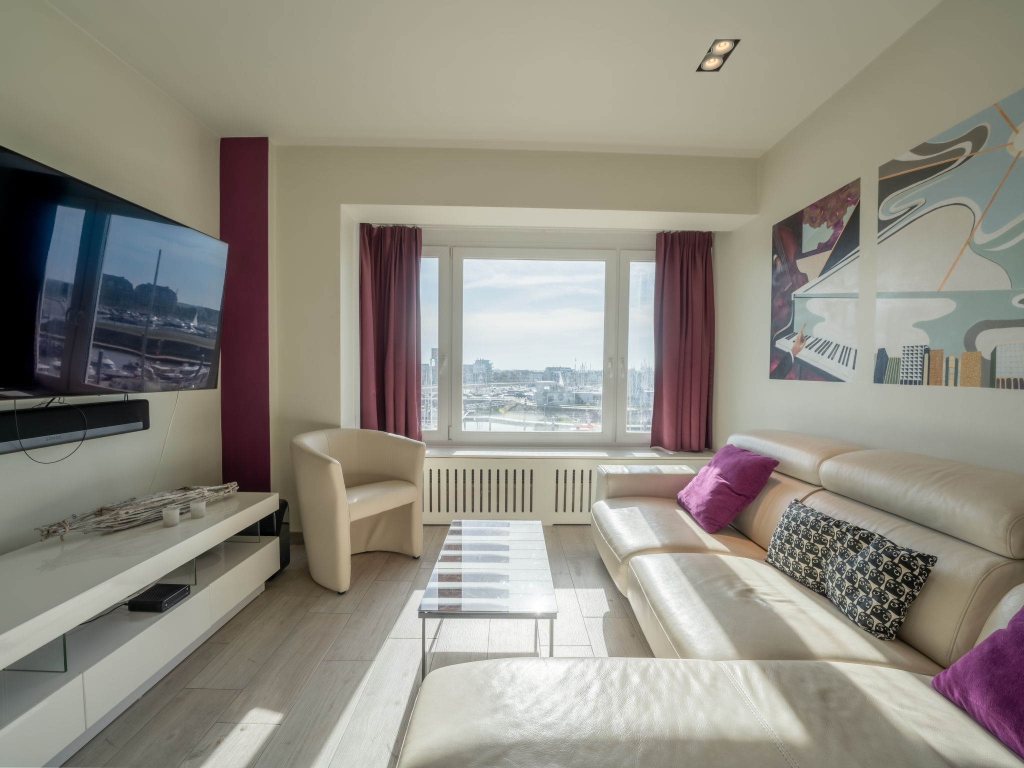 Bella II met havenzicht: knusse studio op 100m van strand en zee in Blankenberge - foto 10