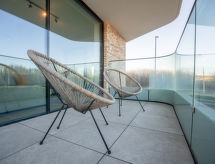 Ferienwohnung One with terrace and dune view